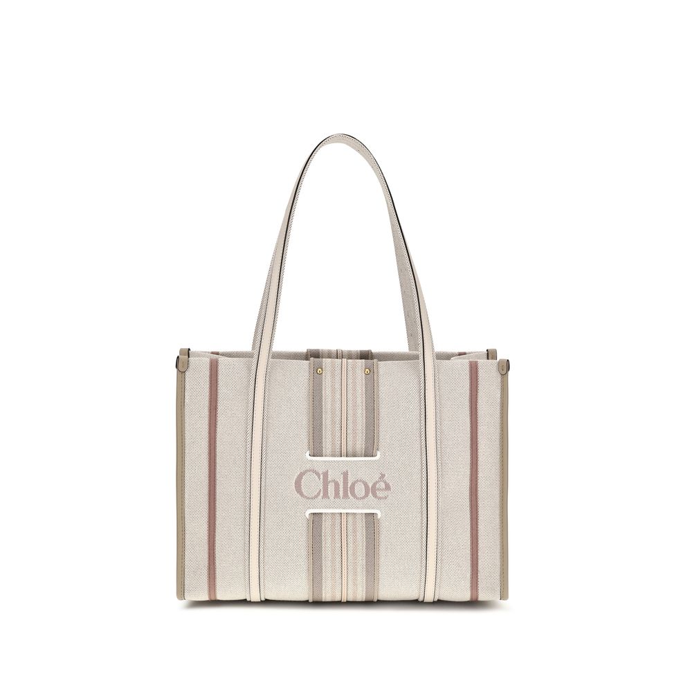 Chloé Beige Cotton Shoulder Bag Chloé