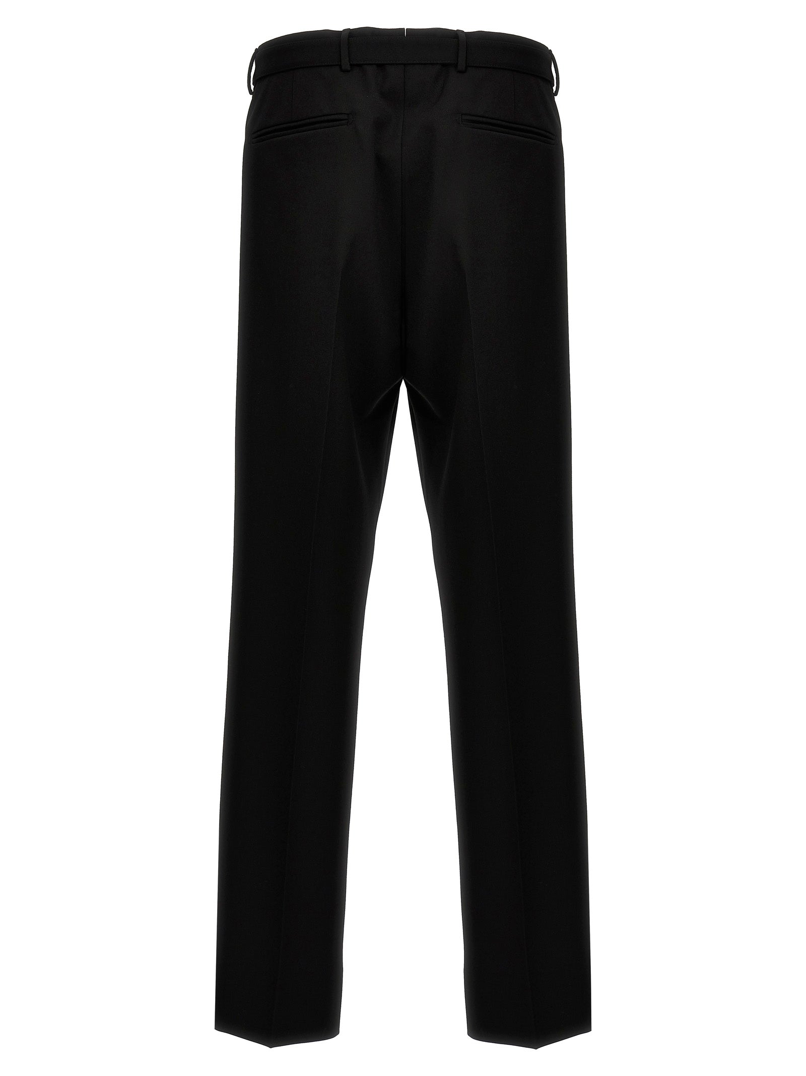 Prada Black Virgin Wool Dress Pants Prada