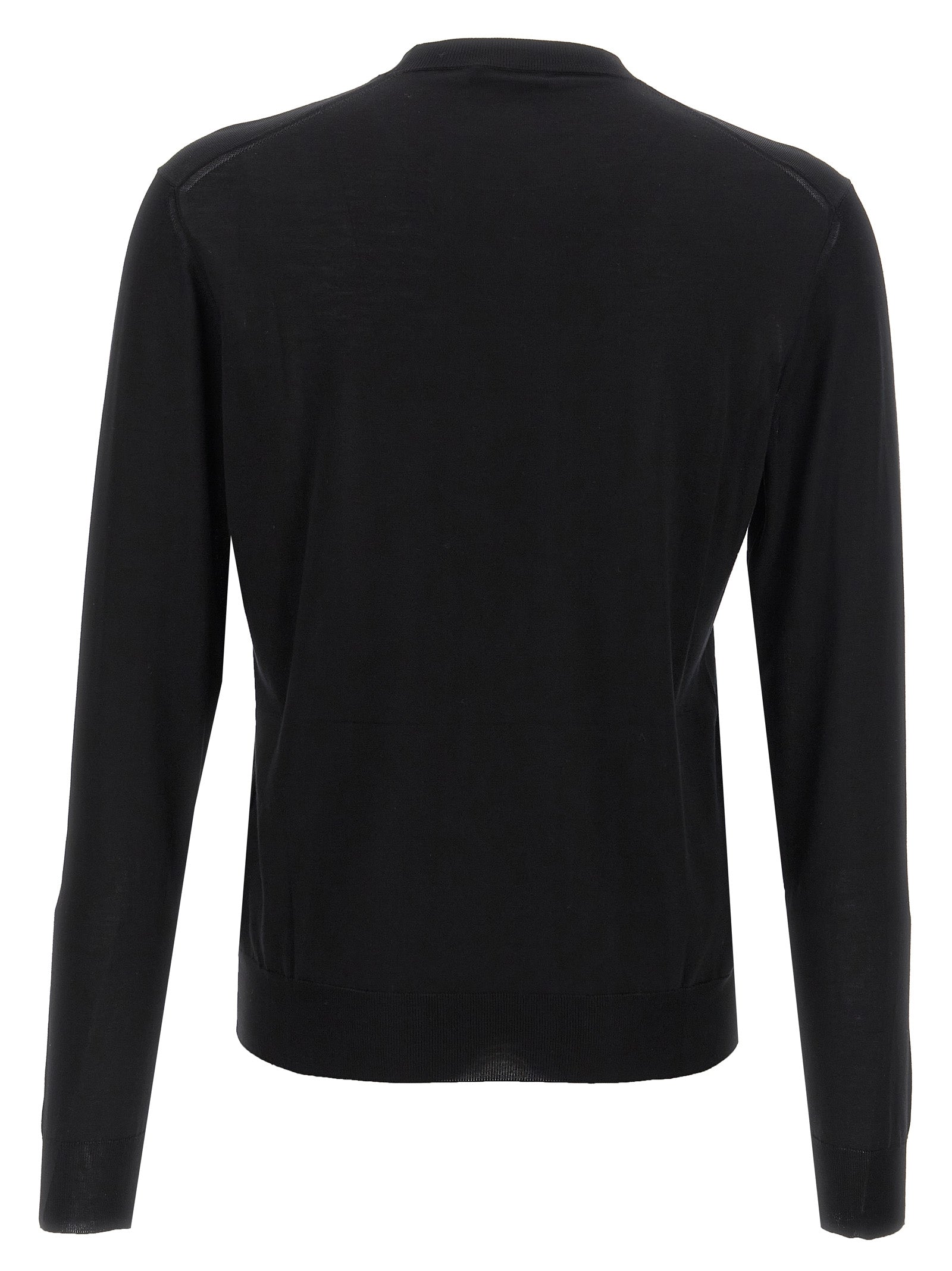 Prada Black Silk Cardigan Prada