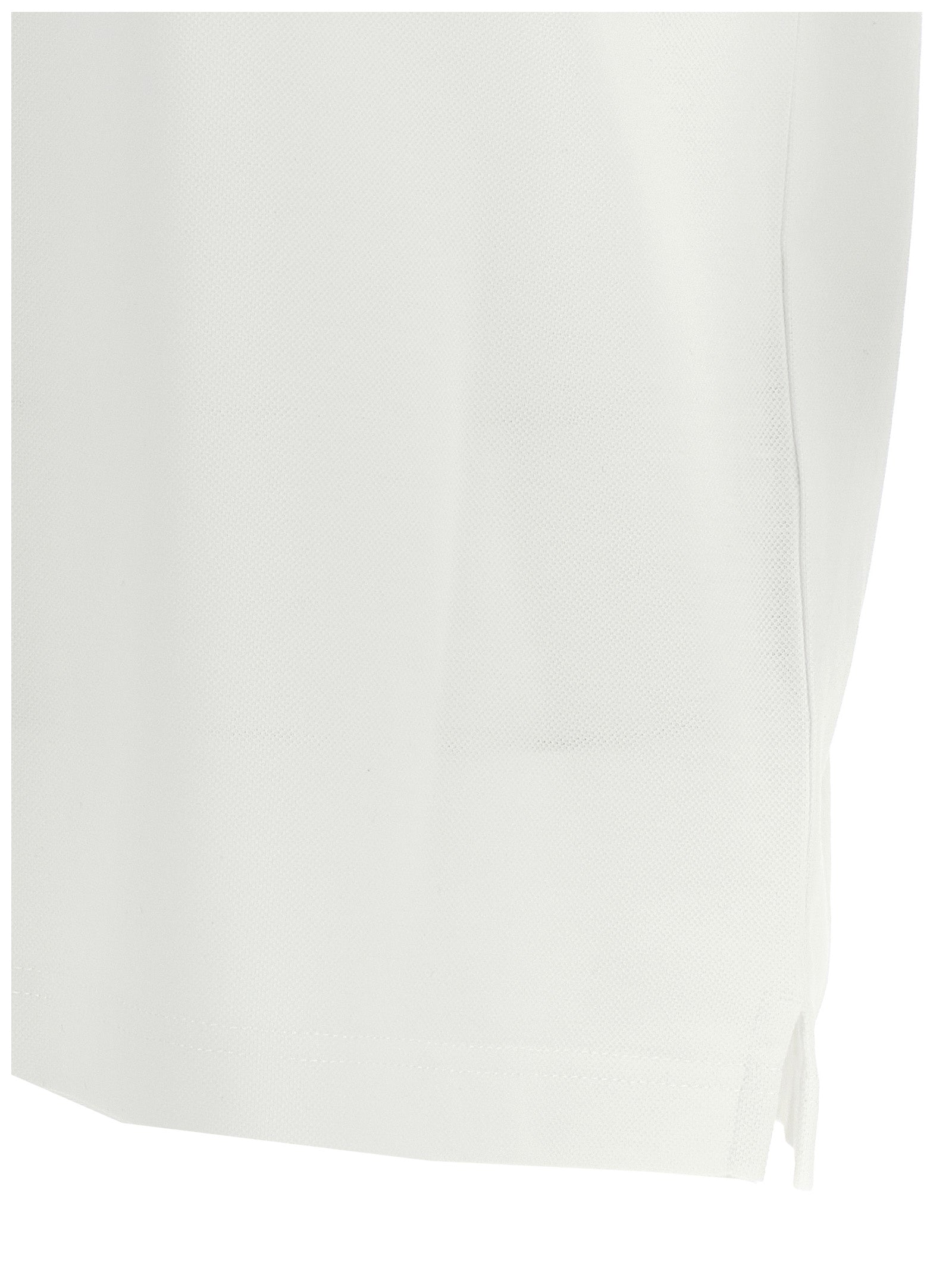 Prada White Cotton Polo Shirt Prada