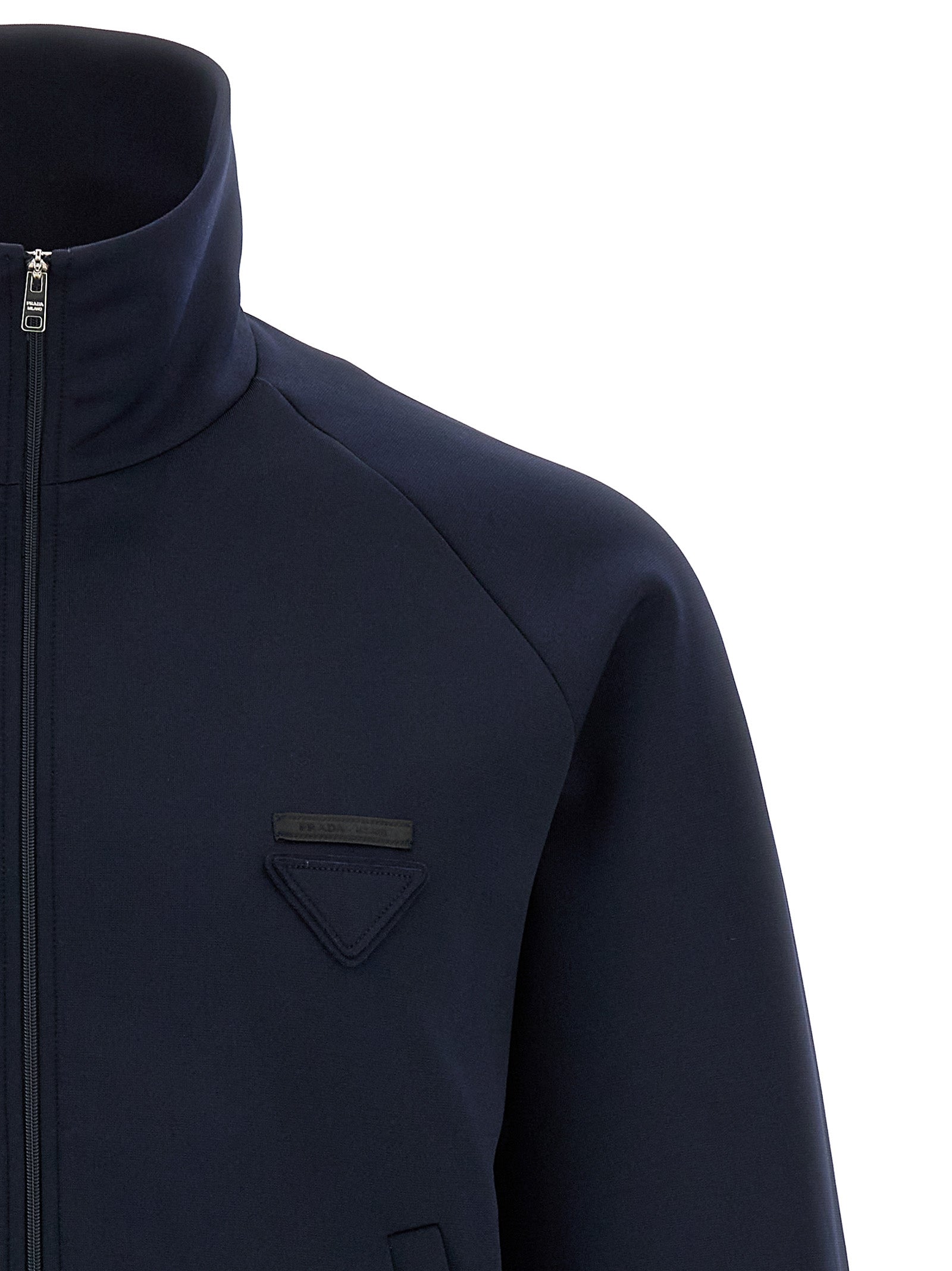 Prada Blue Polyester Sweatshirt Prada