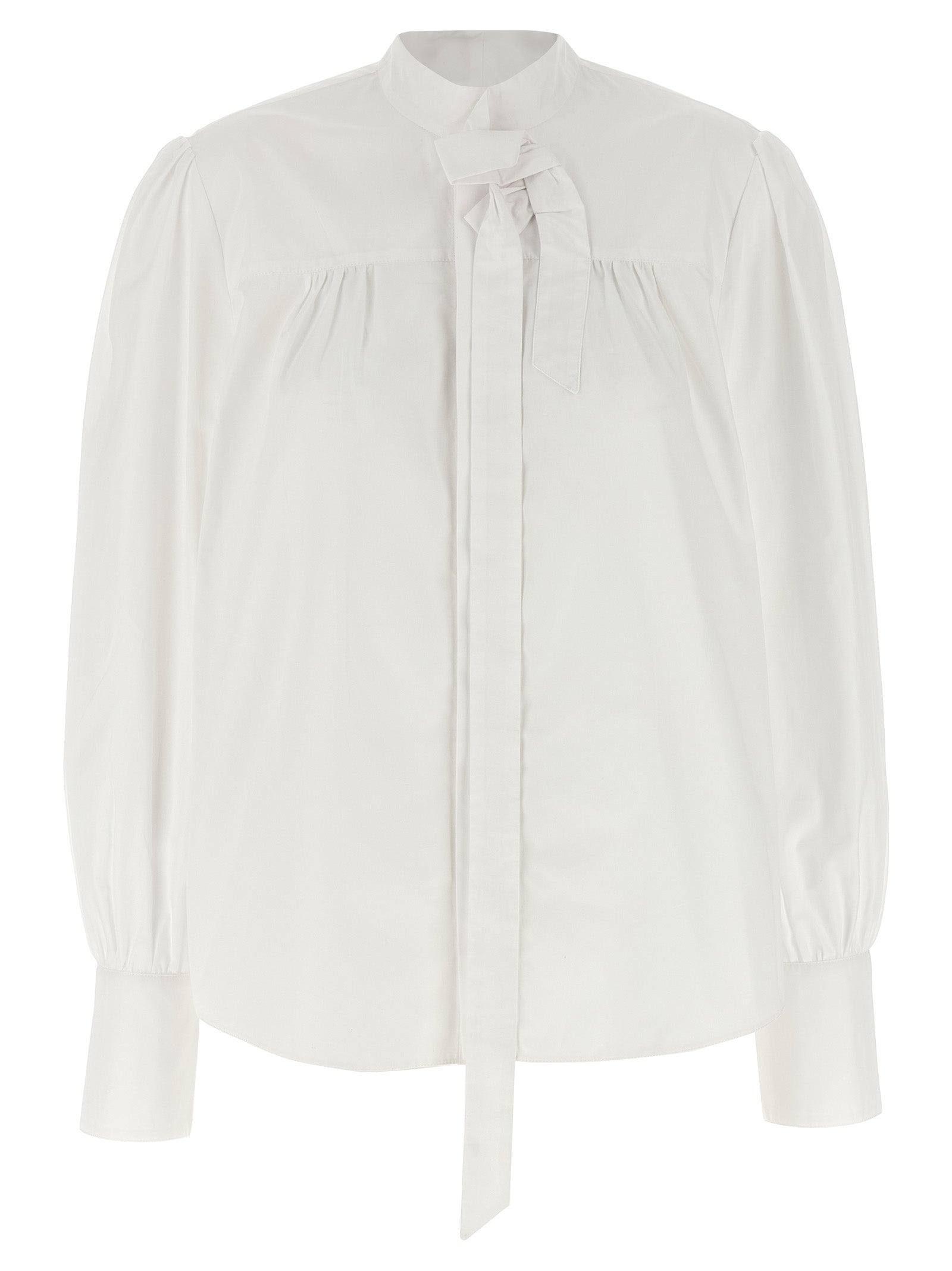 Prada White Cotton Blouse Prada