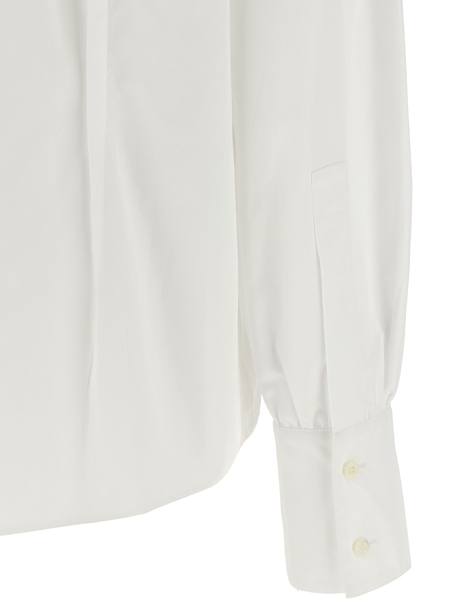Prada White Cotton Blouse Prada