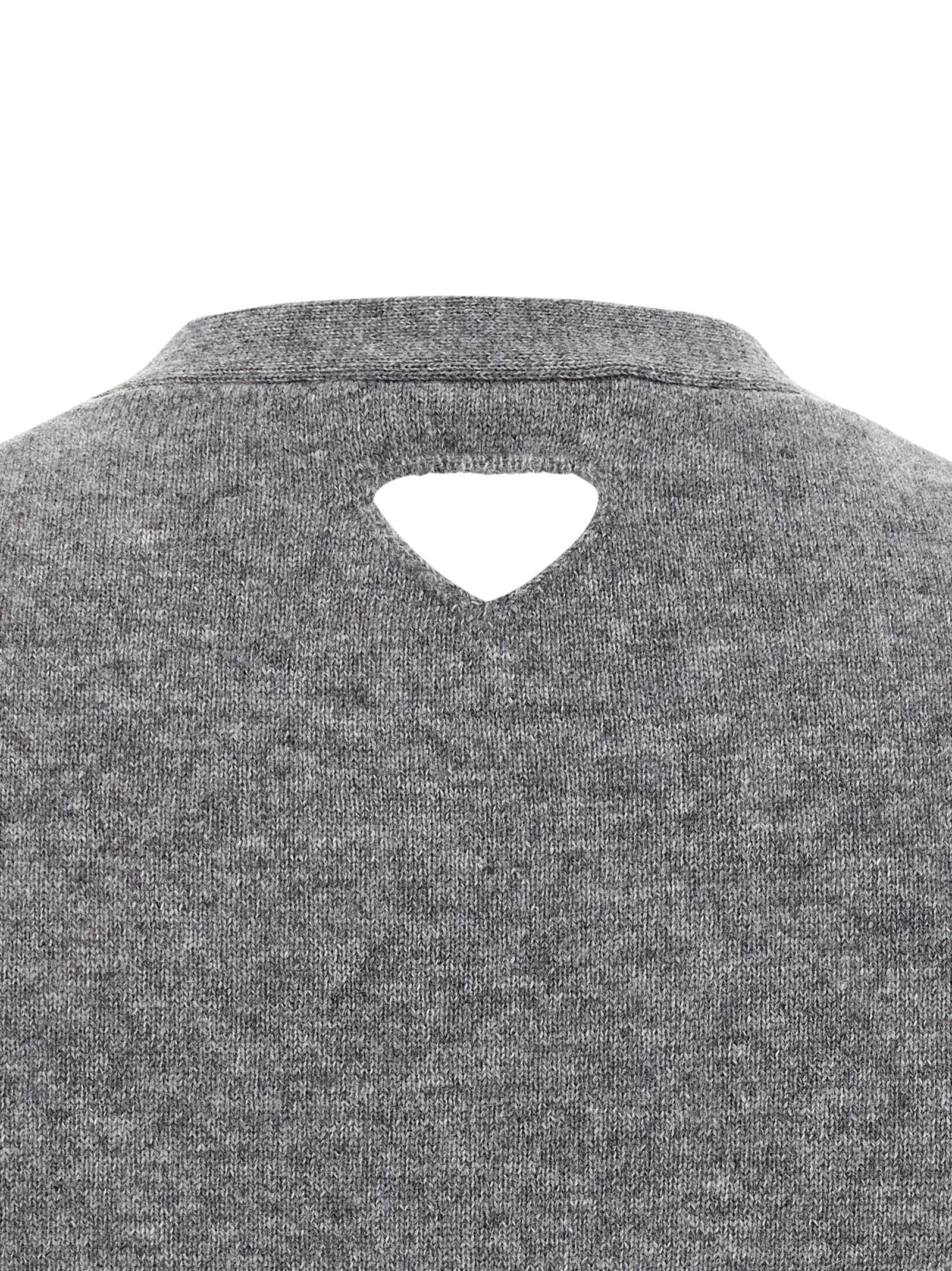 Prada Gray Cashmere Cardigan Prada