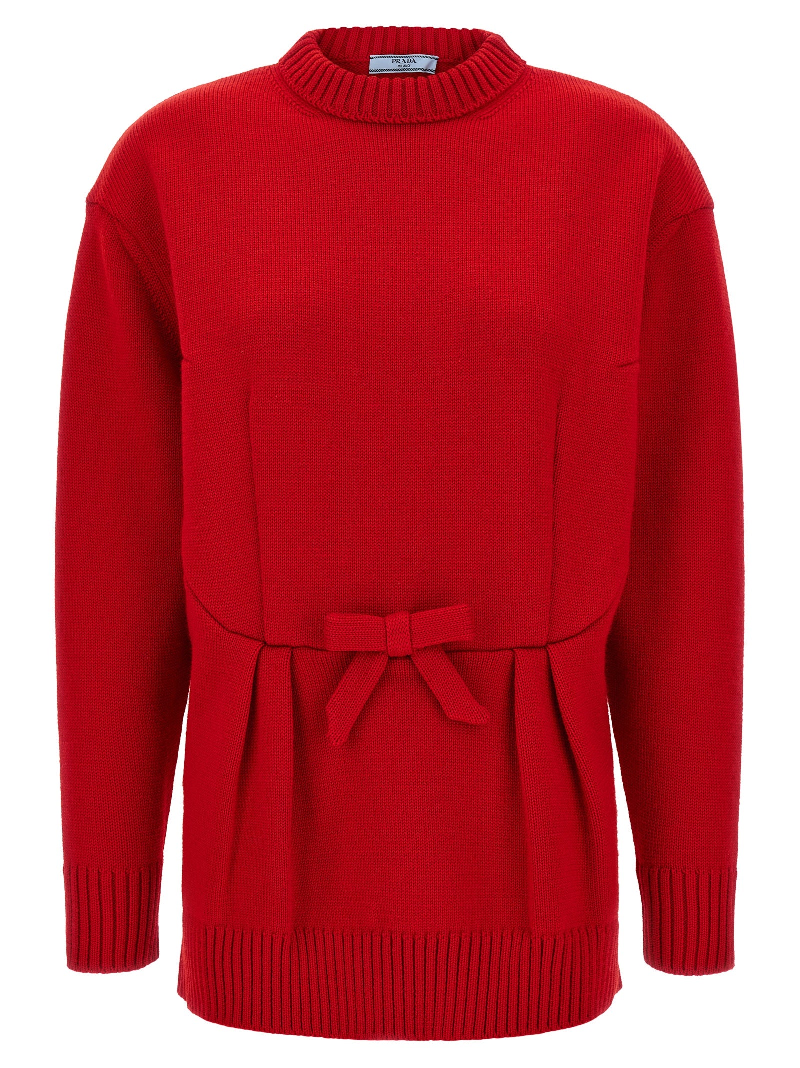 Prada Multicolor Virgin Wool Cardigan Prada