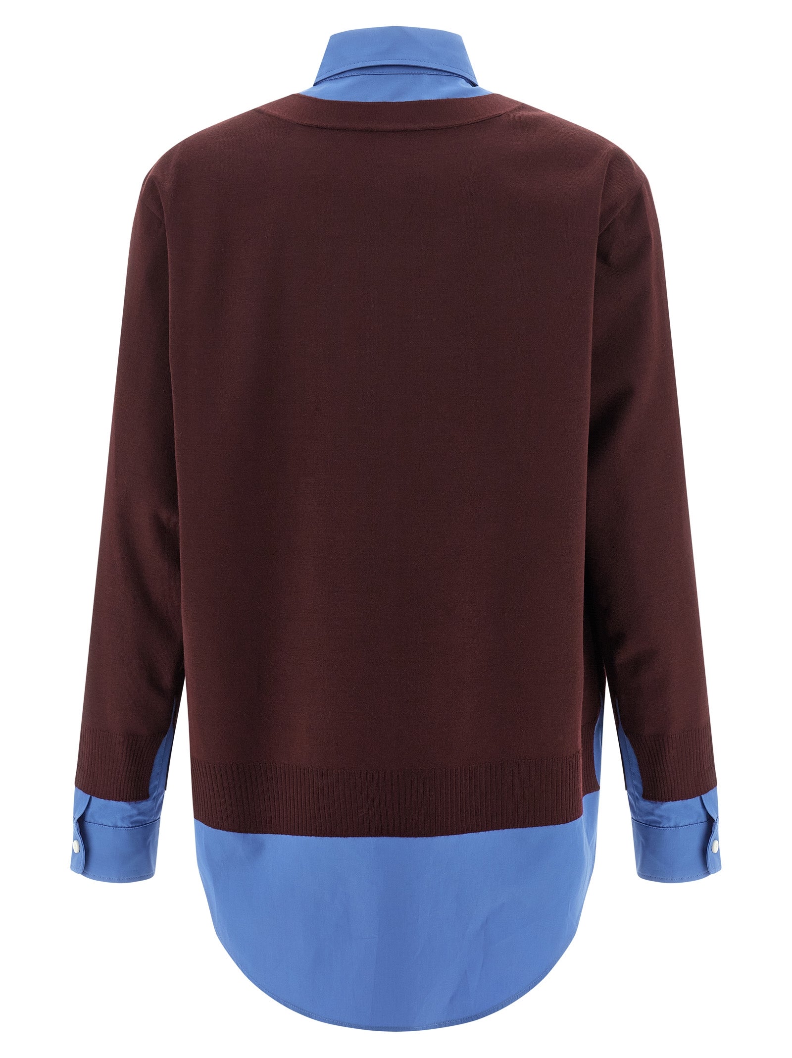 Miu Miu Multicolor Virgin Wool Blouse Miu Miu