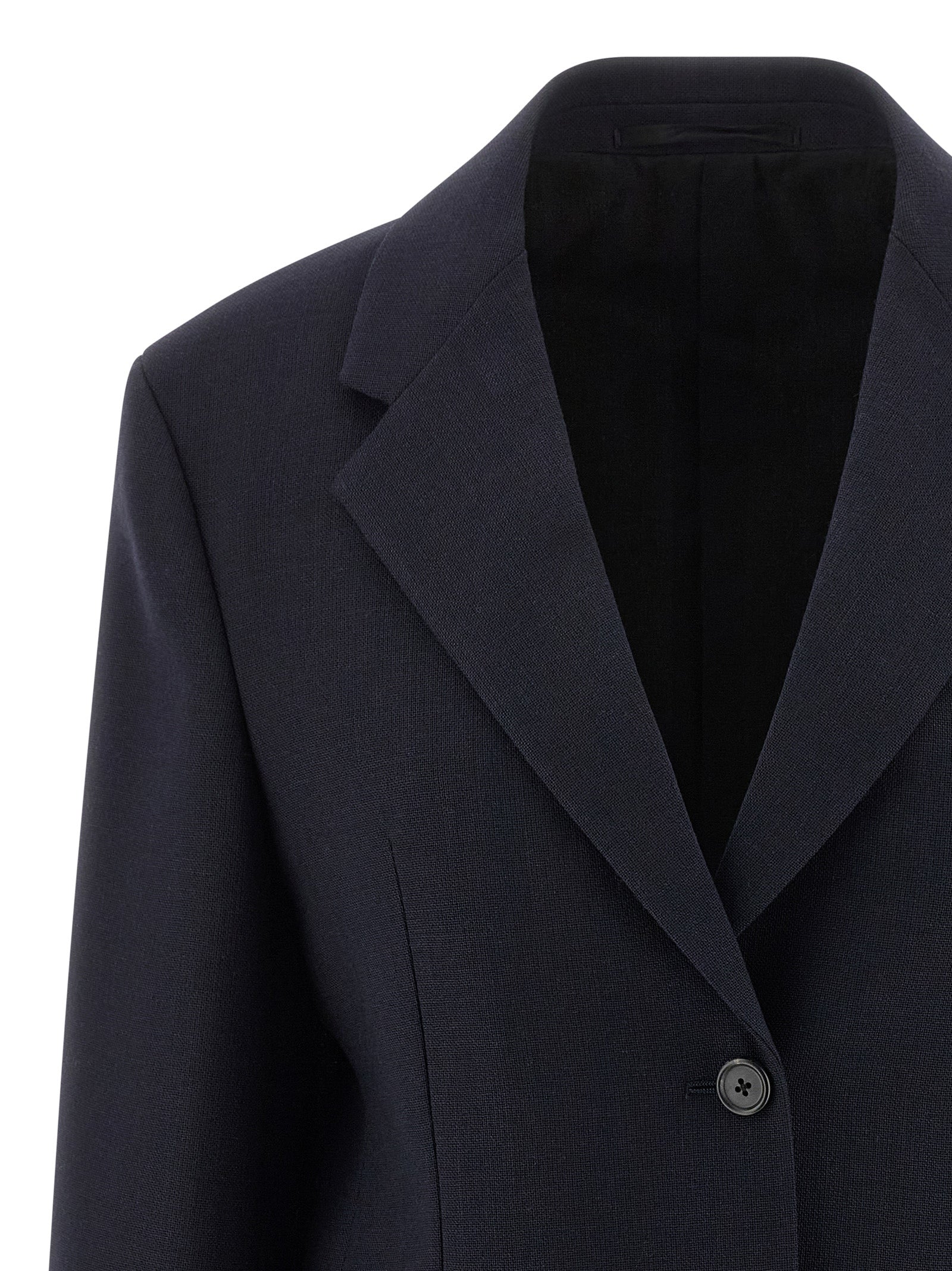 Prada Blue Virgin Wool Blazer Prada