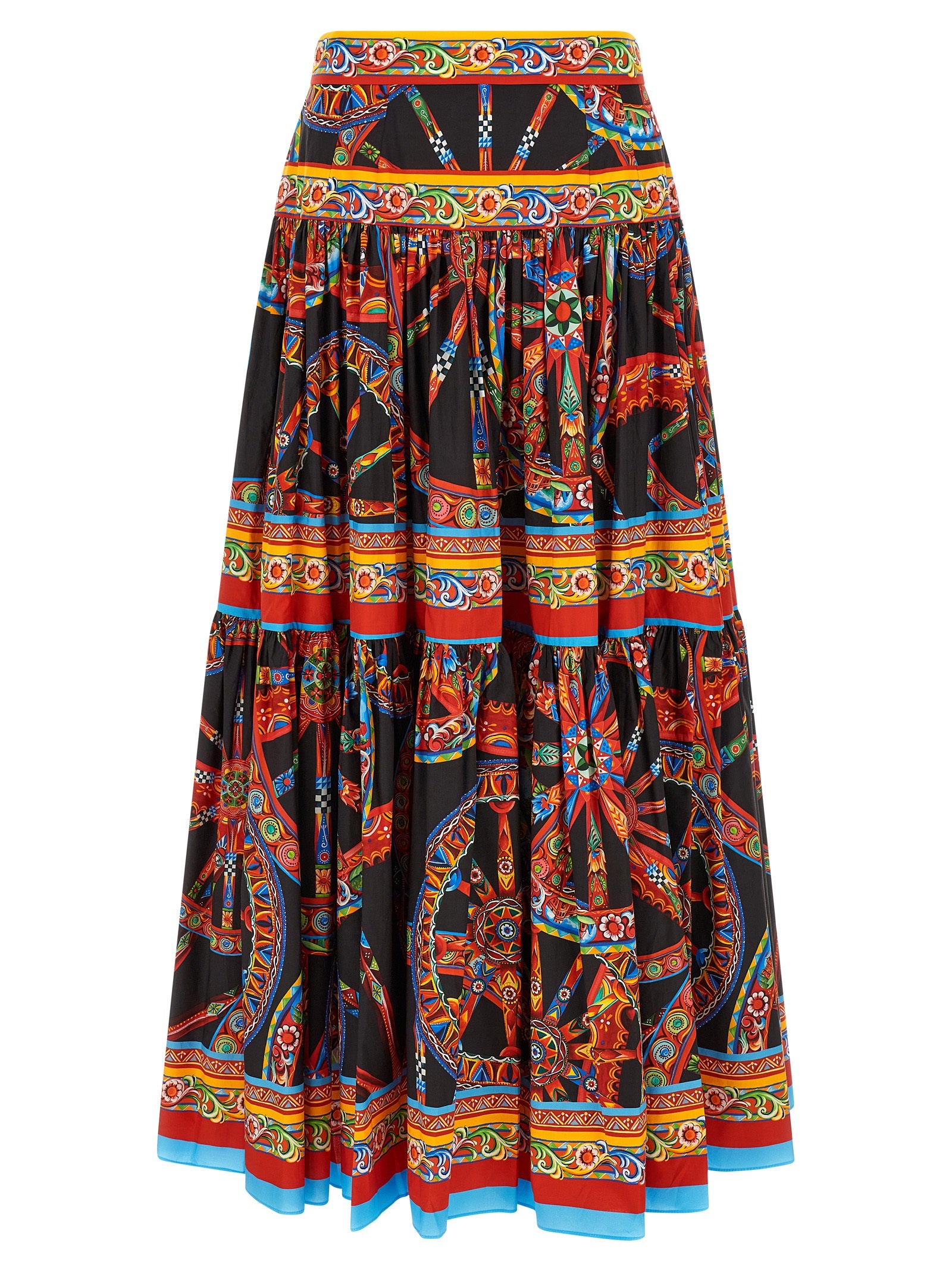 Dolce & Gabbana Multicolor Cotton Mini Skirt Dolce & Gabbana