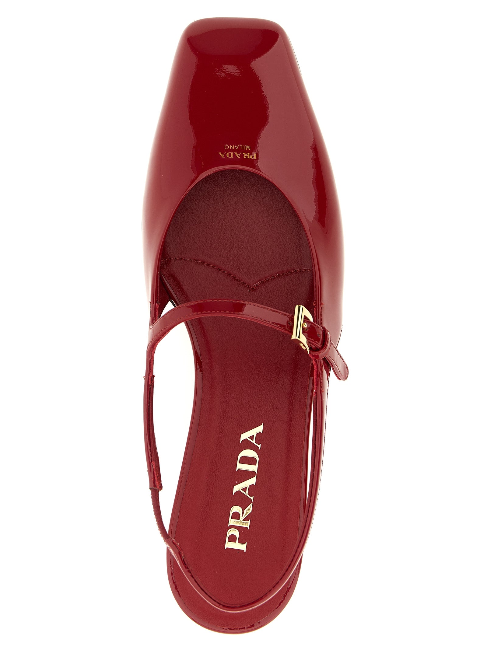 Prada Multicolor Calfskin Ballet Flats Prada