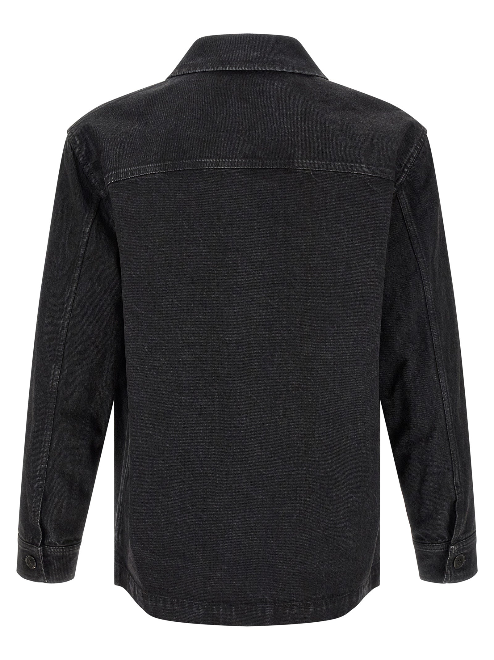 Saint Laurent Black Cotton Blouse Saint Laurent