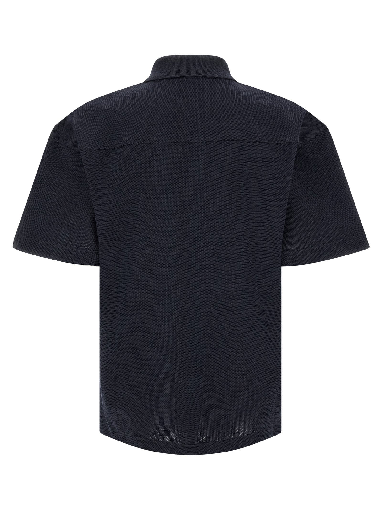 Saint Laurent Blue Cotton Polo Shirt Saint Laurent