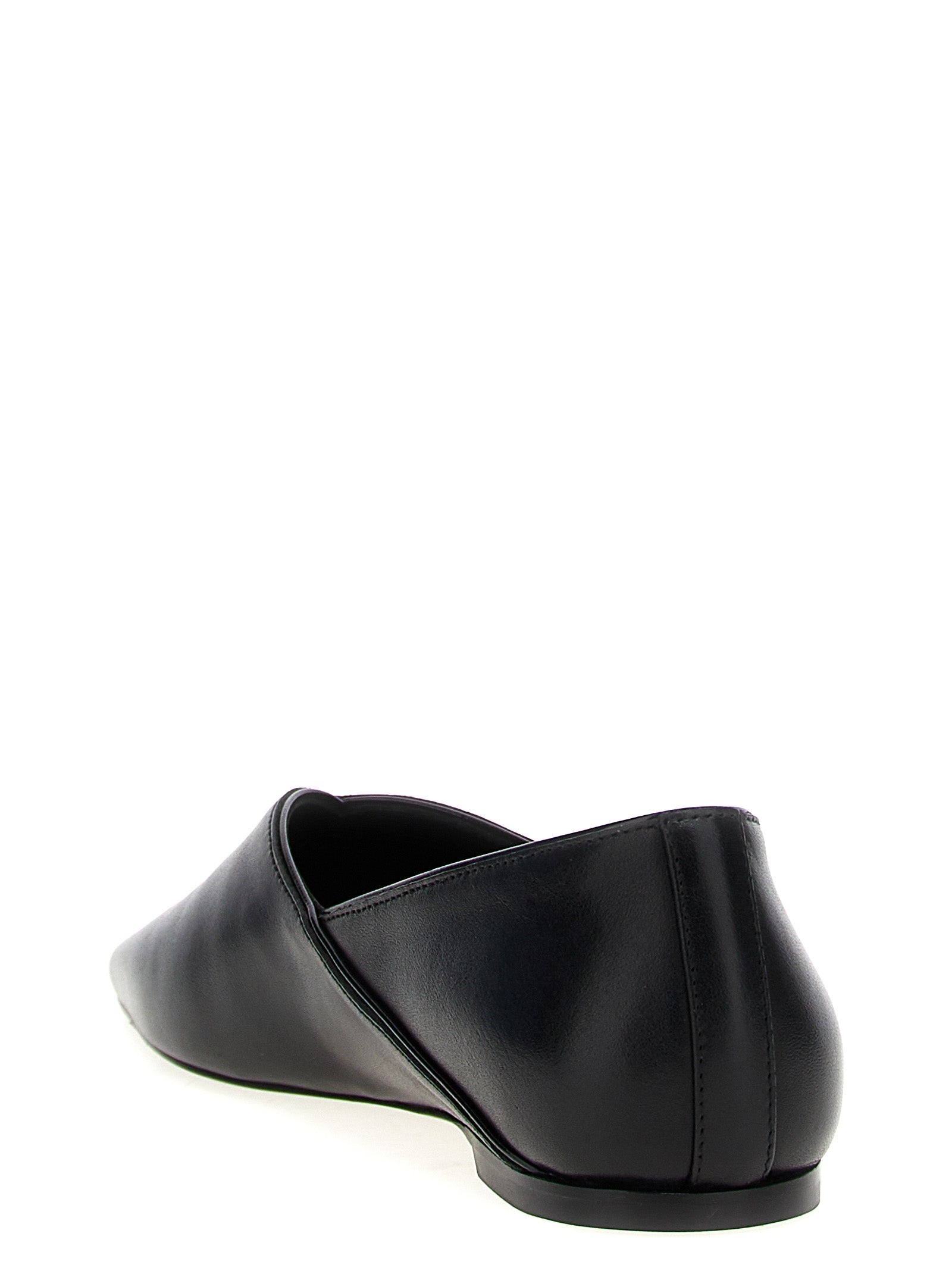 TOTEME Black Calfskin Ballet Flats TOTEME