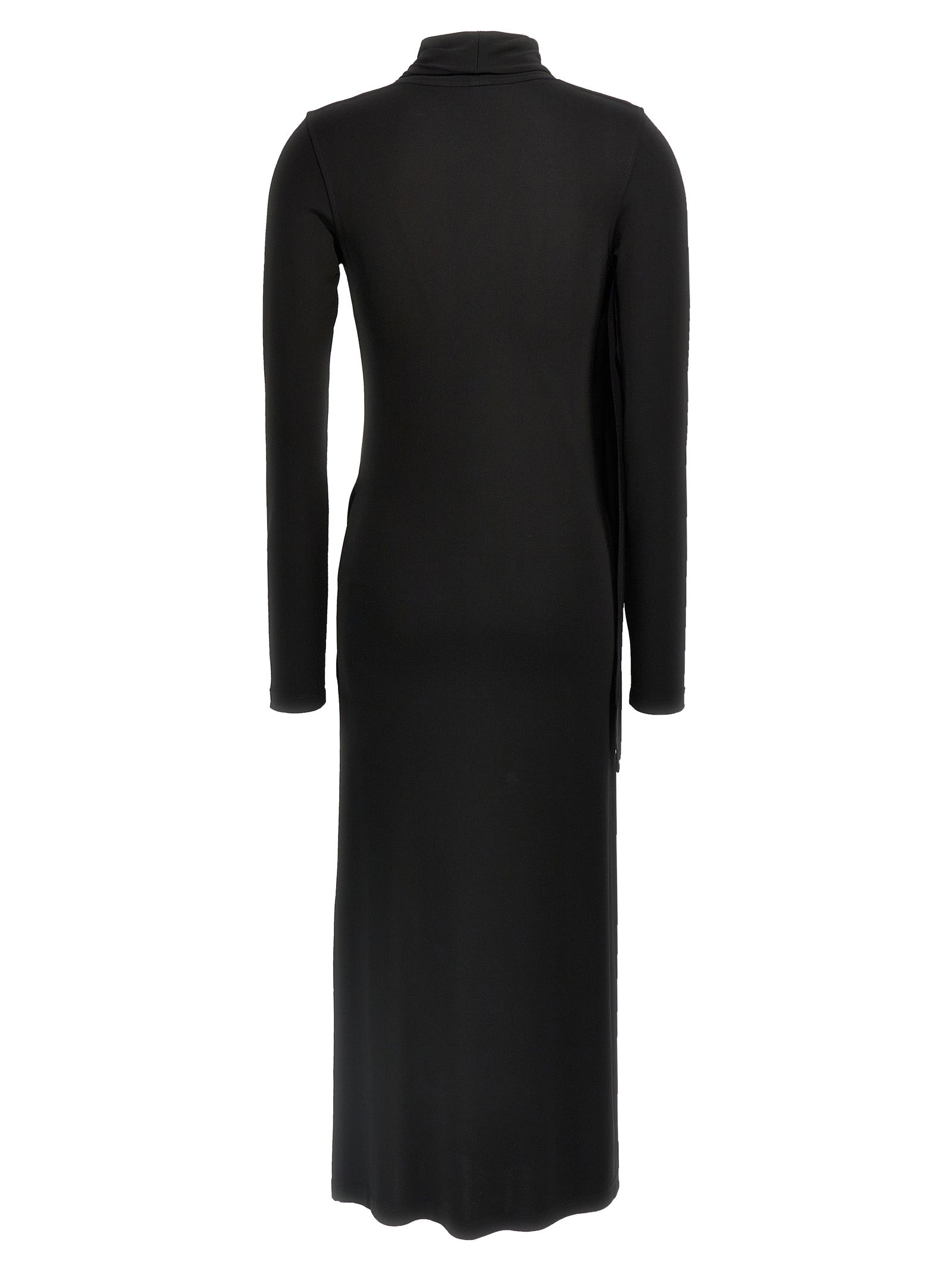 TOTEME Black Viscose Long Dress TOTEME