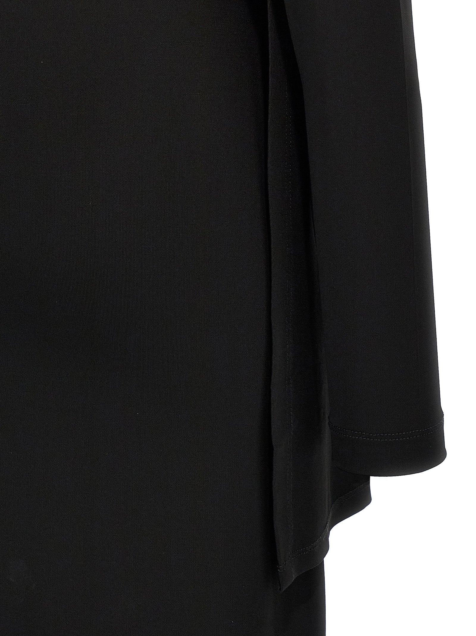 TOTEME Black Viscose Long Dress TOTEME