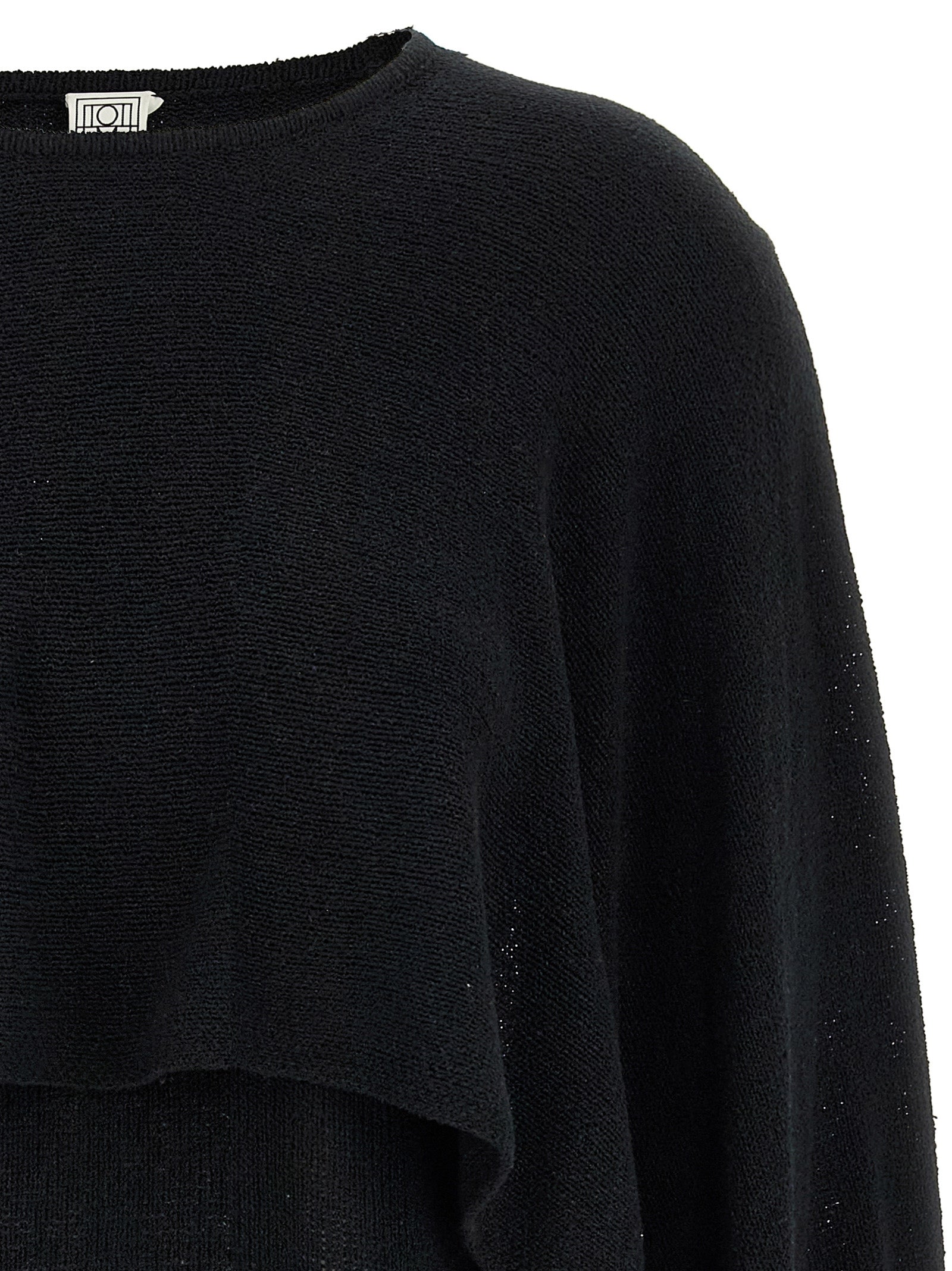 TOTEME Black Silk Cardigan TOTEME