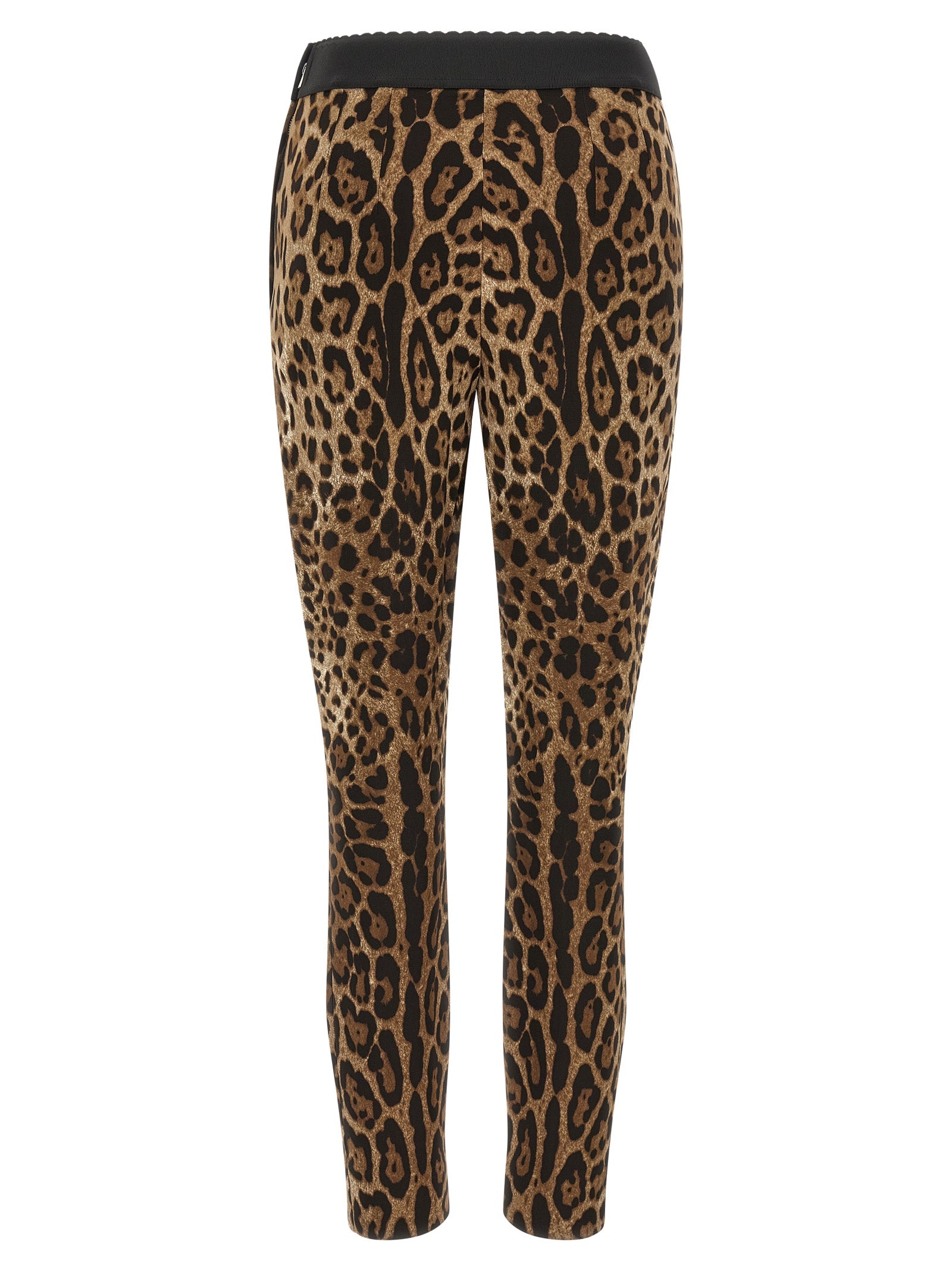 Dolce & Gabbana Brown Viscose Leggings Dolce & Gabbana