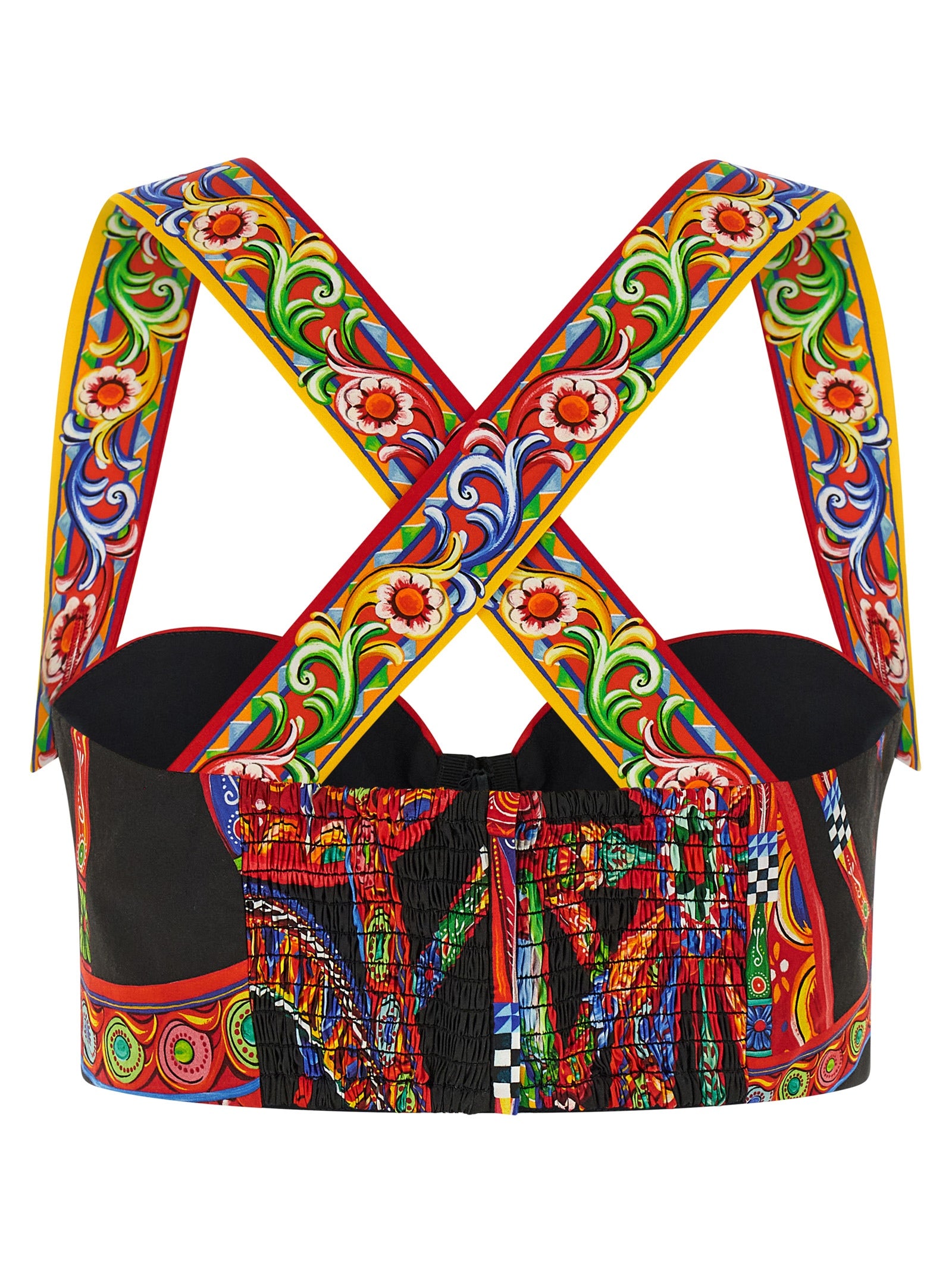 Dolce & Gabbana Multicolor Cotton Blouse Dolce & Gabbana