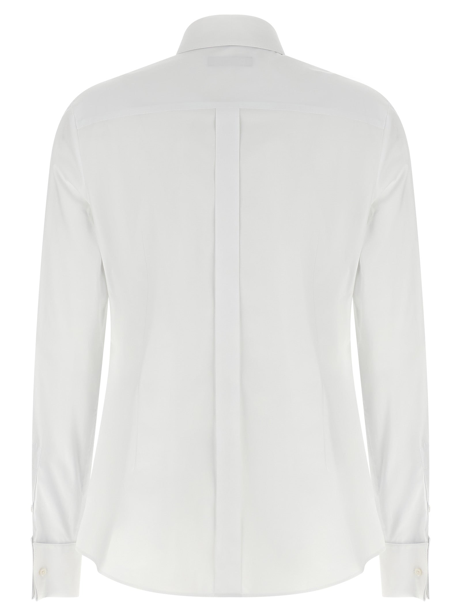 Dolce & Gabbana White Cotton Blouse Dolce & Gabbana