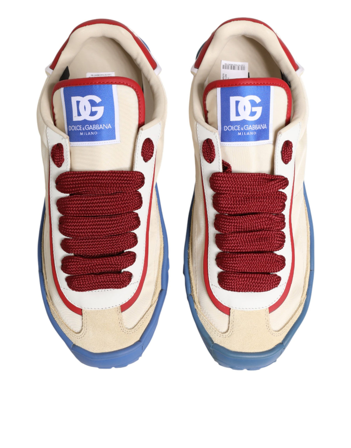 Dolce & Gabbana Multicolor Old Runner Lace-Up Sneakers Shoes Dolce & Gabbana