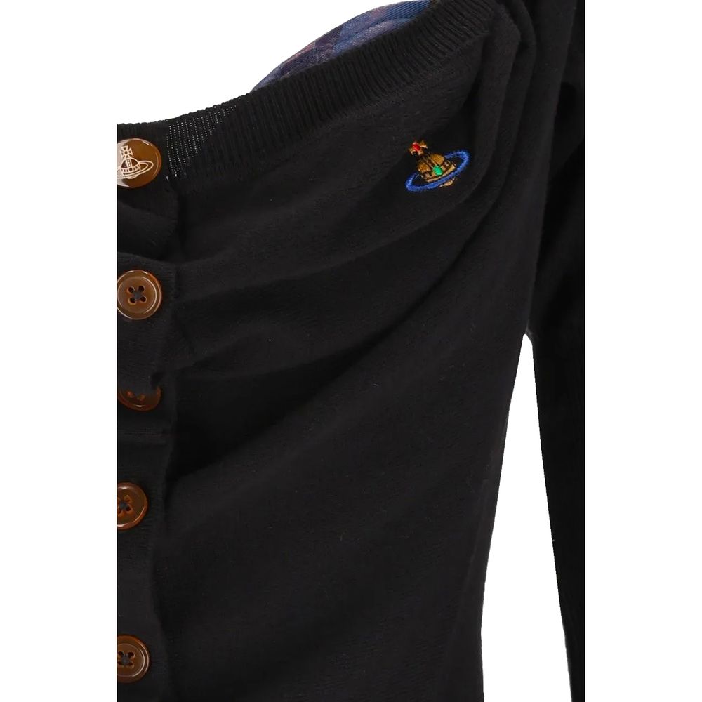 Vivienne Westwood Black Silk Cardigan Vivienne Westwood