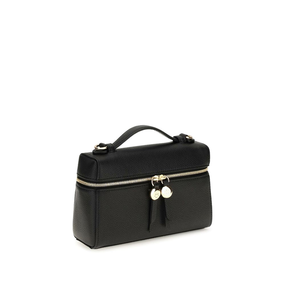 Tory Burch Black Calf Leather Bos Taurus Handbag Tory Burch