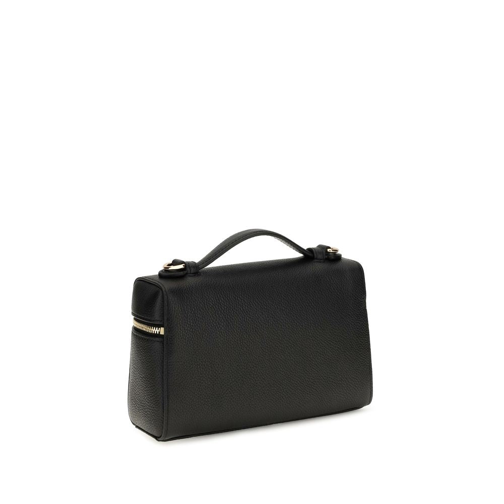 Tory Burch Black Calf Leather Bos Taurus Handbag Tory Burch