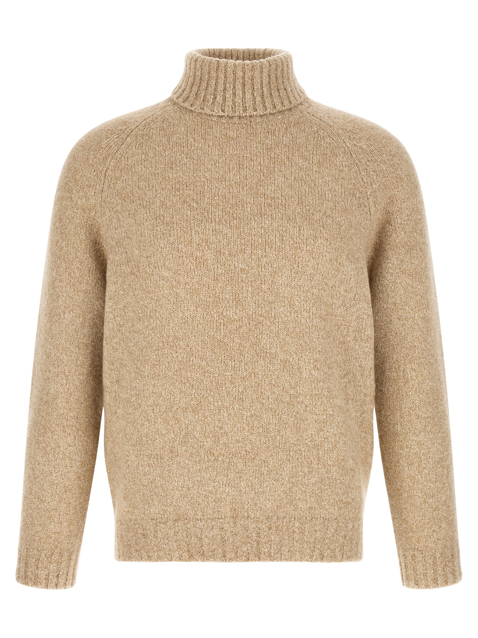 Brunello Cucinelli Beige Virgin Wool Cardigan Brunello Cucinelli