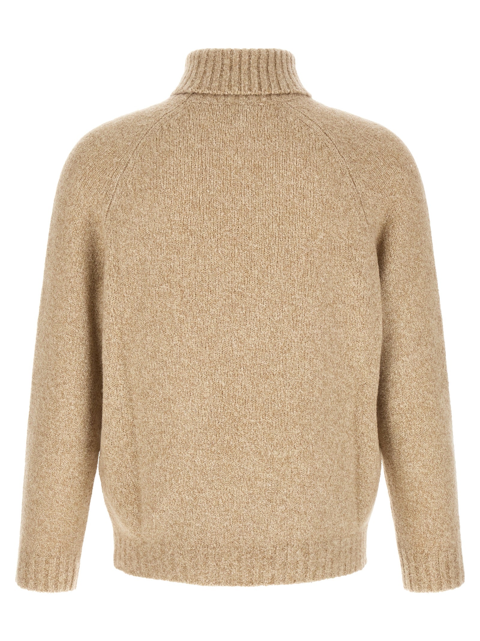 Brunello Cucinelli Beige Virgin Wool Cardigan Brunello Cucinelli