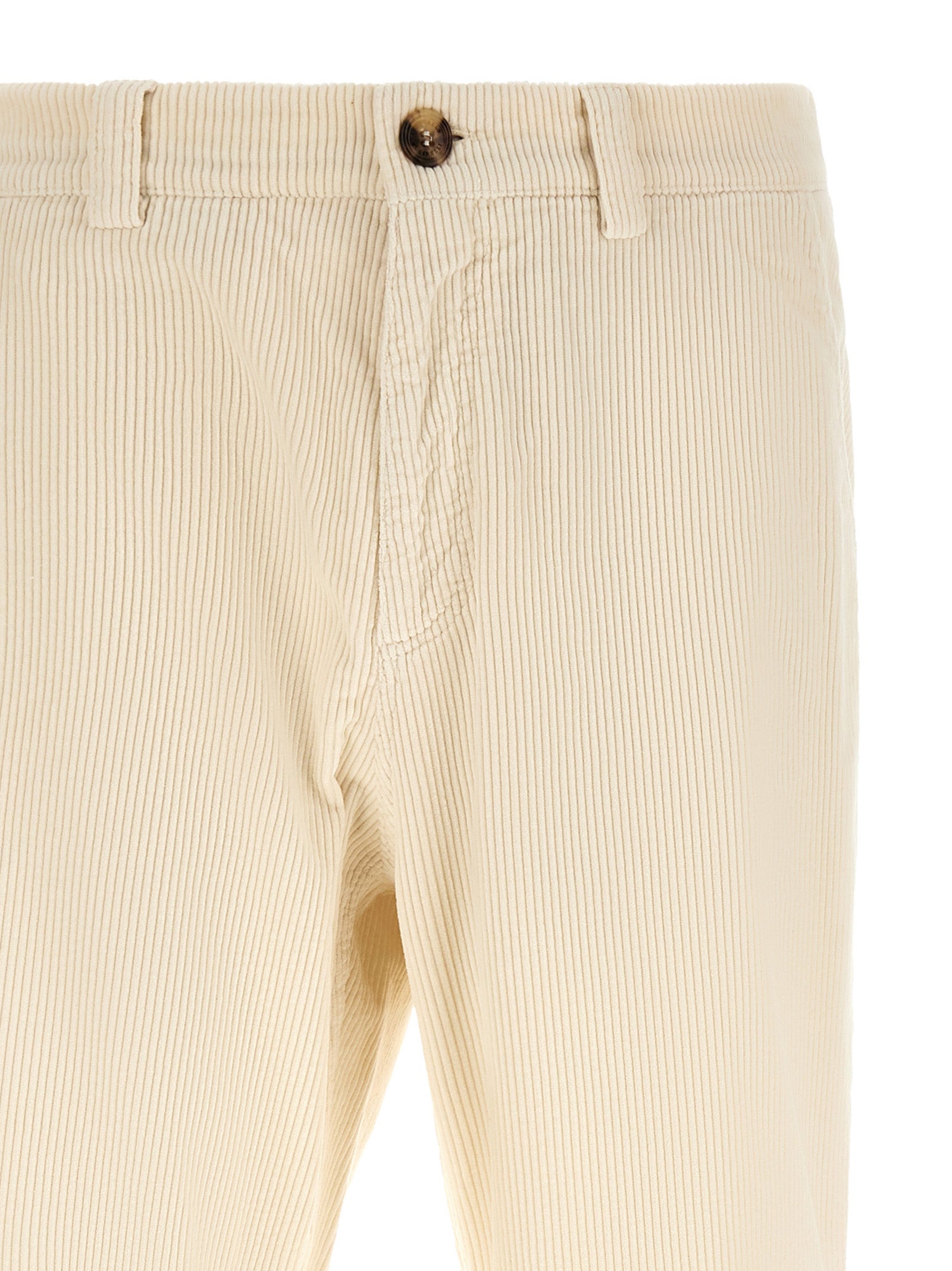 Brunello Cucinelli Beige Cotton Casual Pants Brunello Cucinelli