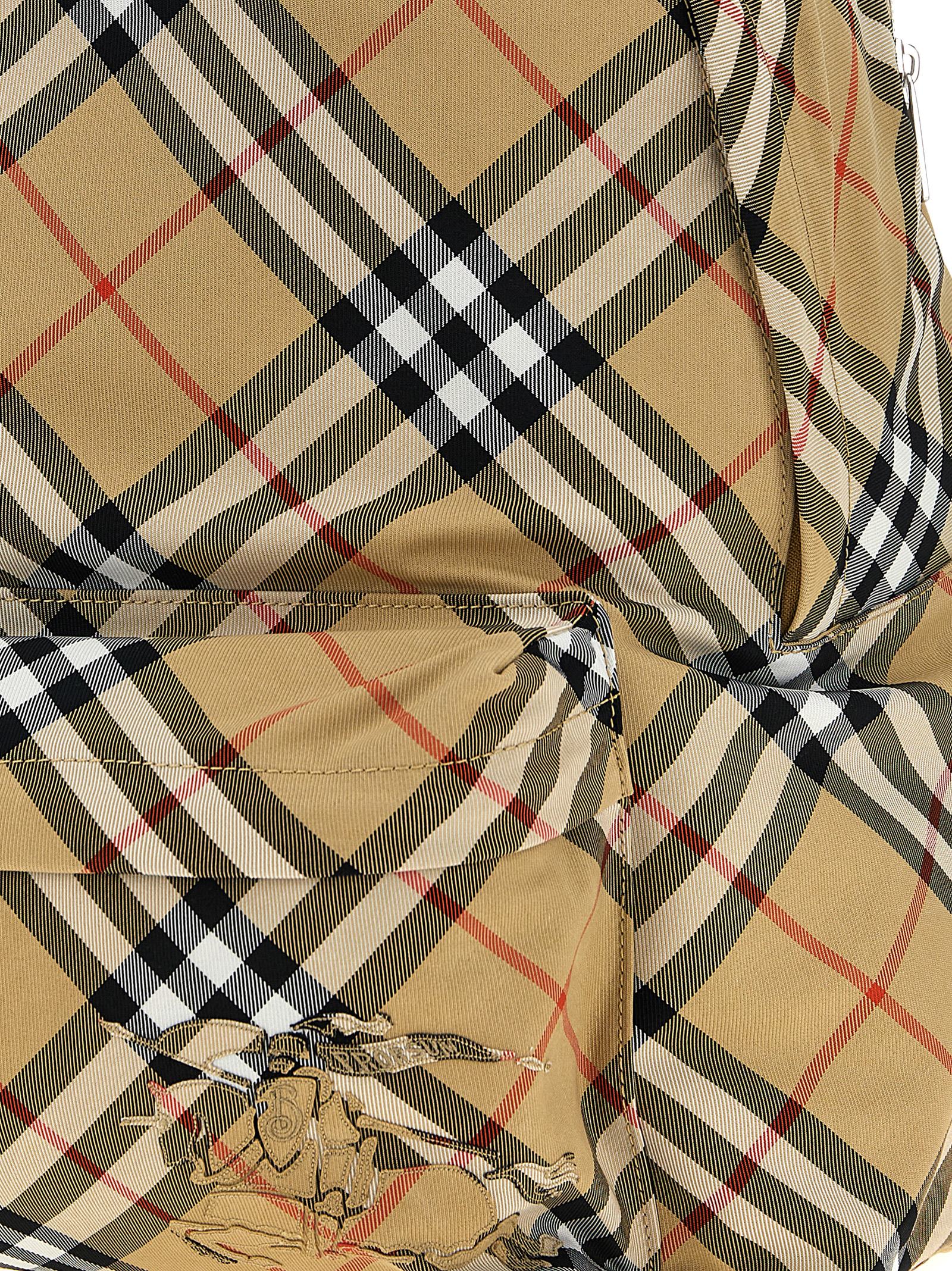 Burberry Beige Polyester Backpack Burberry