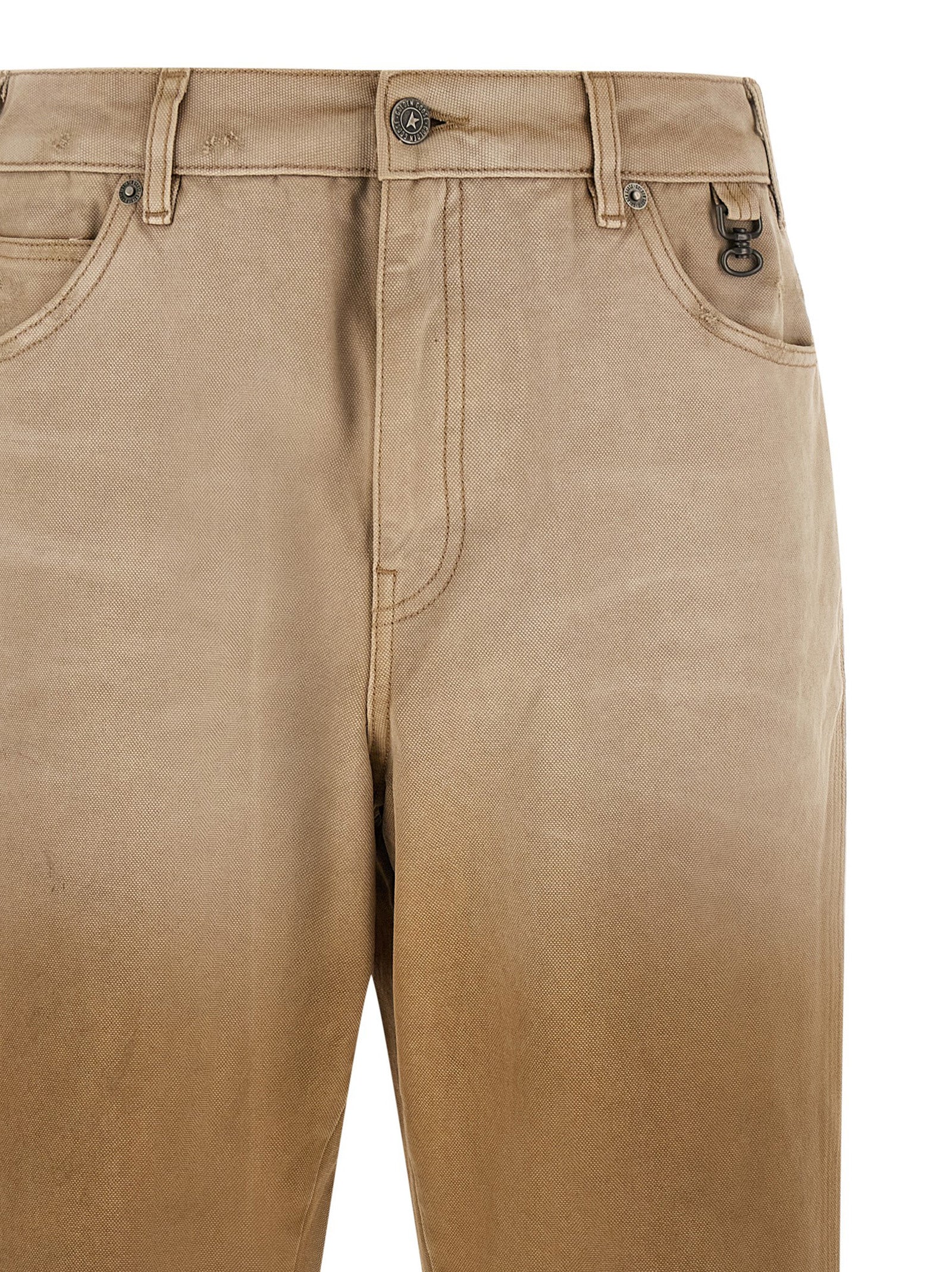 Golden Goose Beige Cotton Casual Pants Golden Goose