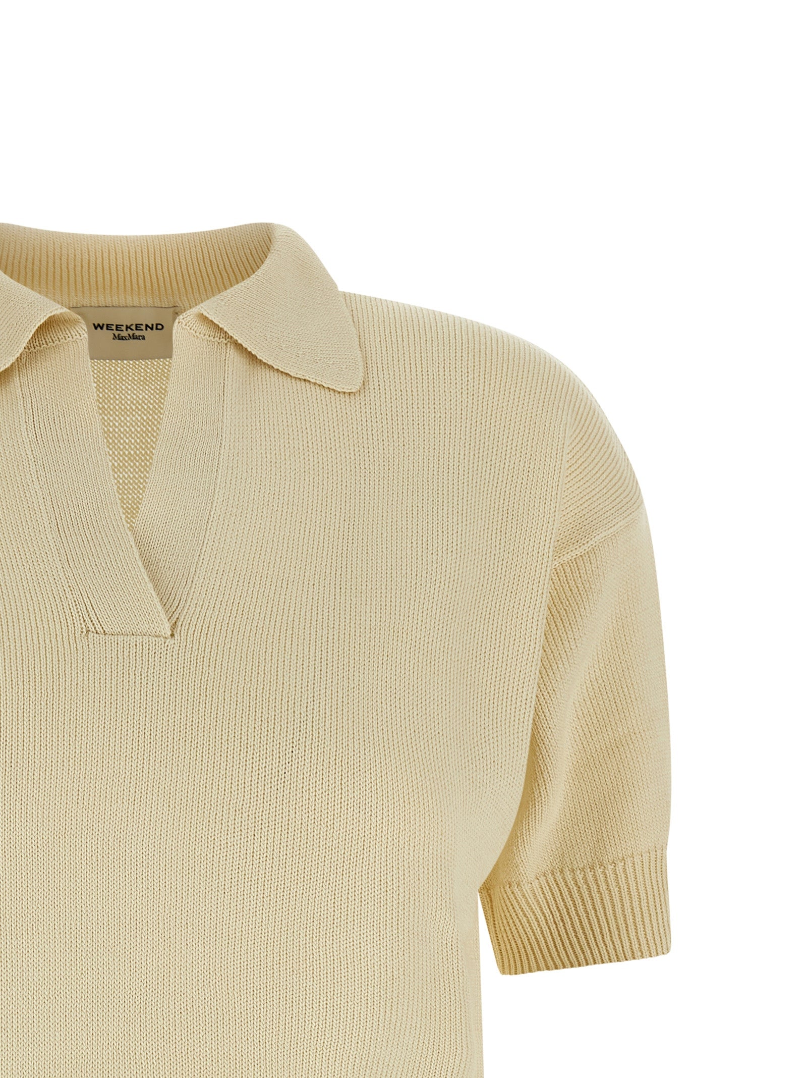 Max Mara Beige Cotton Cardigan Max Mara