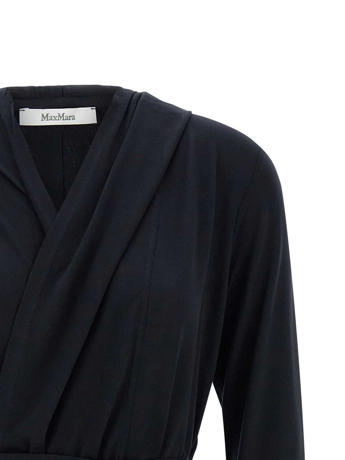 Max Mara Blue Lyocell Cardigan Max Mara
