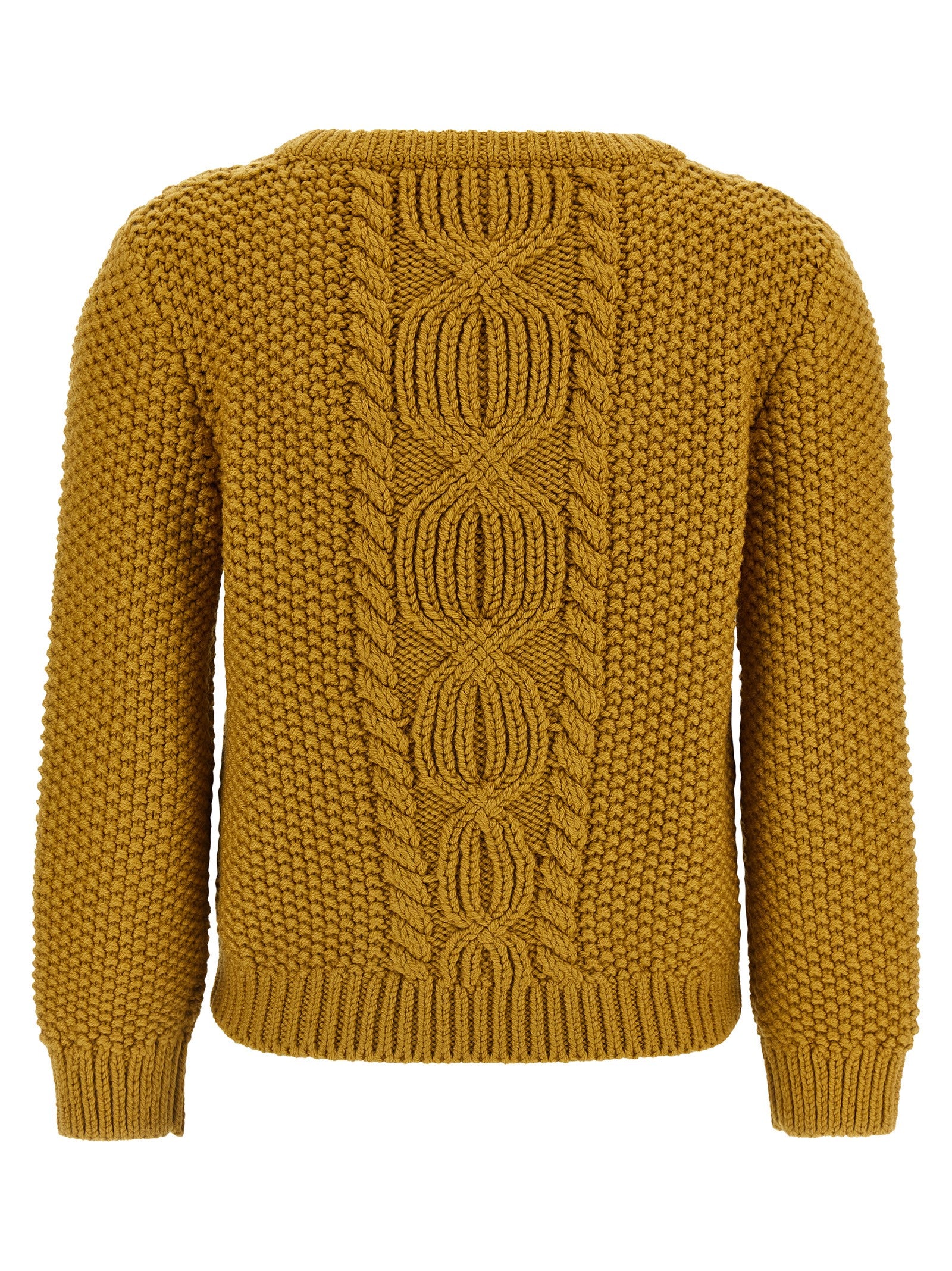 Saint Laurent Bicolor Wool Cardigan Saint Laurent