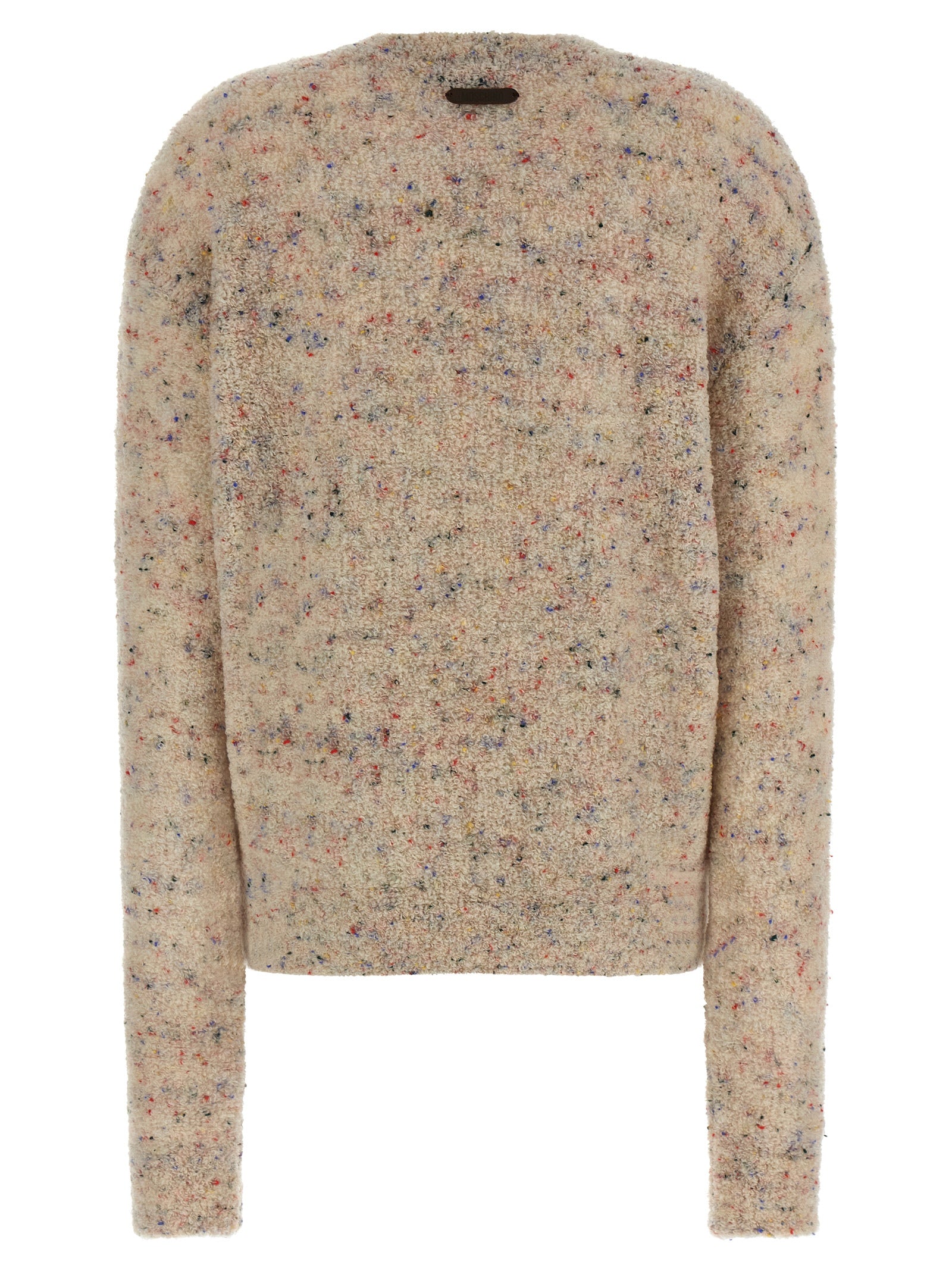 Moschino Multicolor Virgin Wool Cardigan Moschino