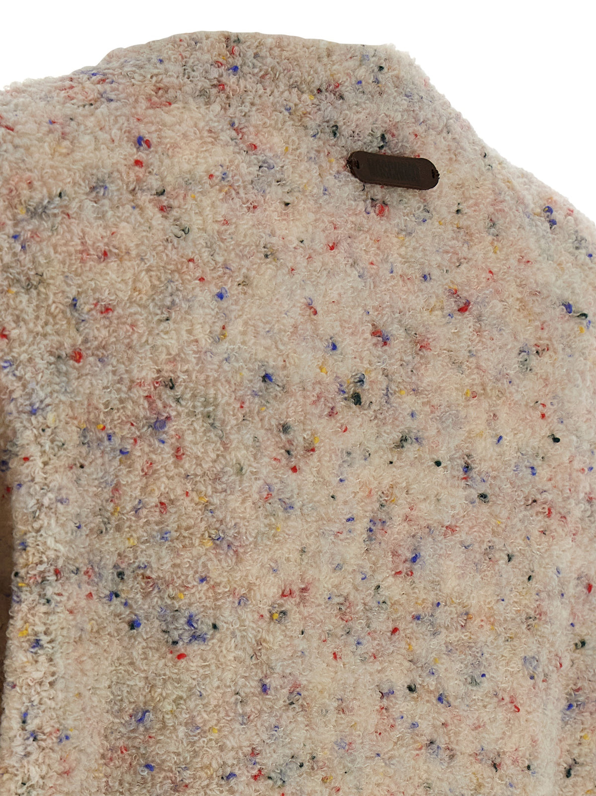 Moschino Multicolor Virgin Wool Cardigan Moschino
