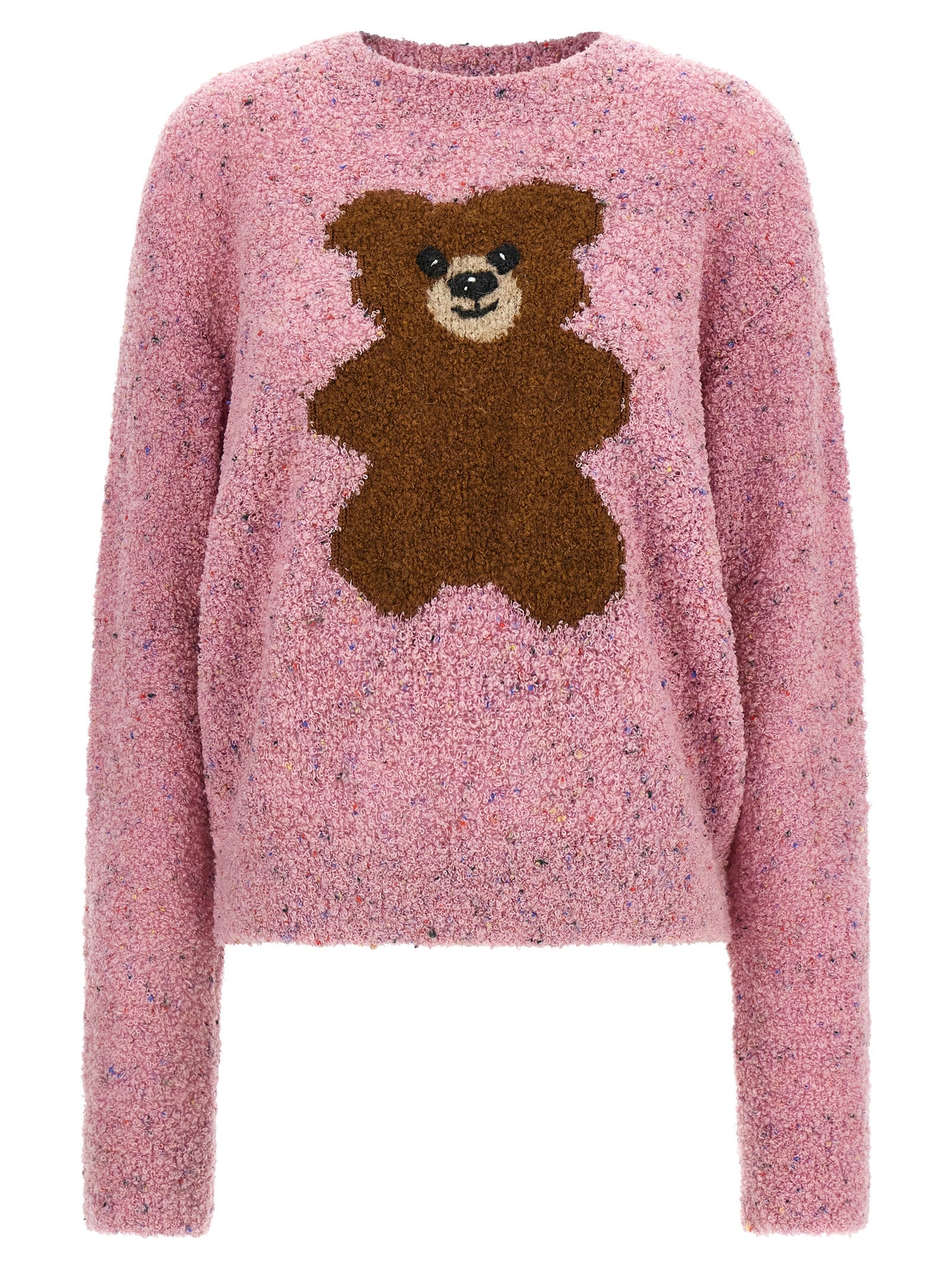 Moschino Multicolor Virgin Wool Cardigan Moschino