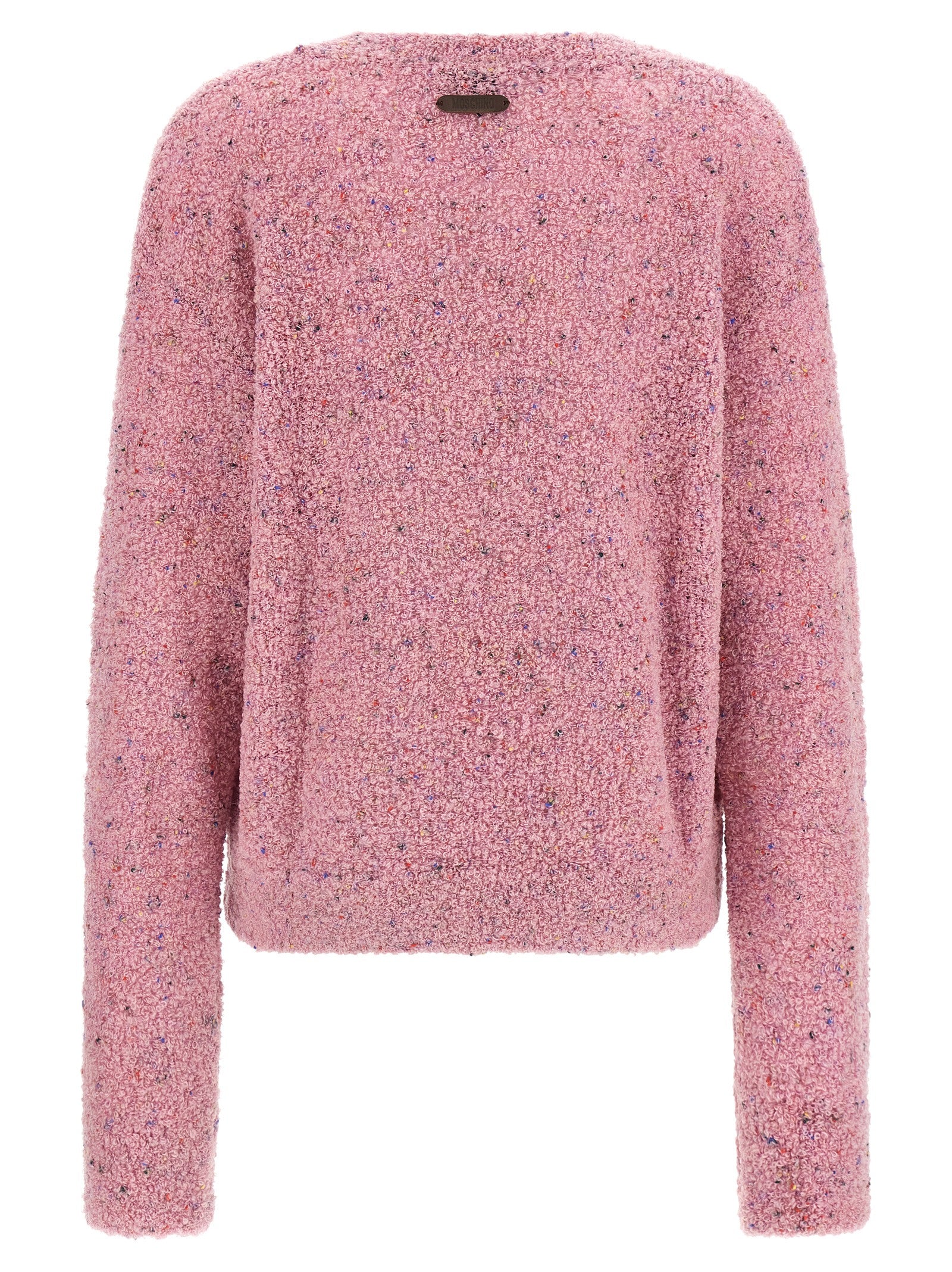 Moschino Multicolor Virgin Wool Cardigan Moschino
