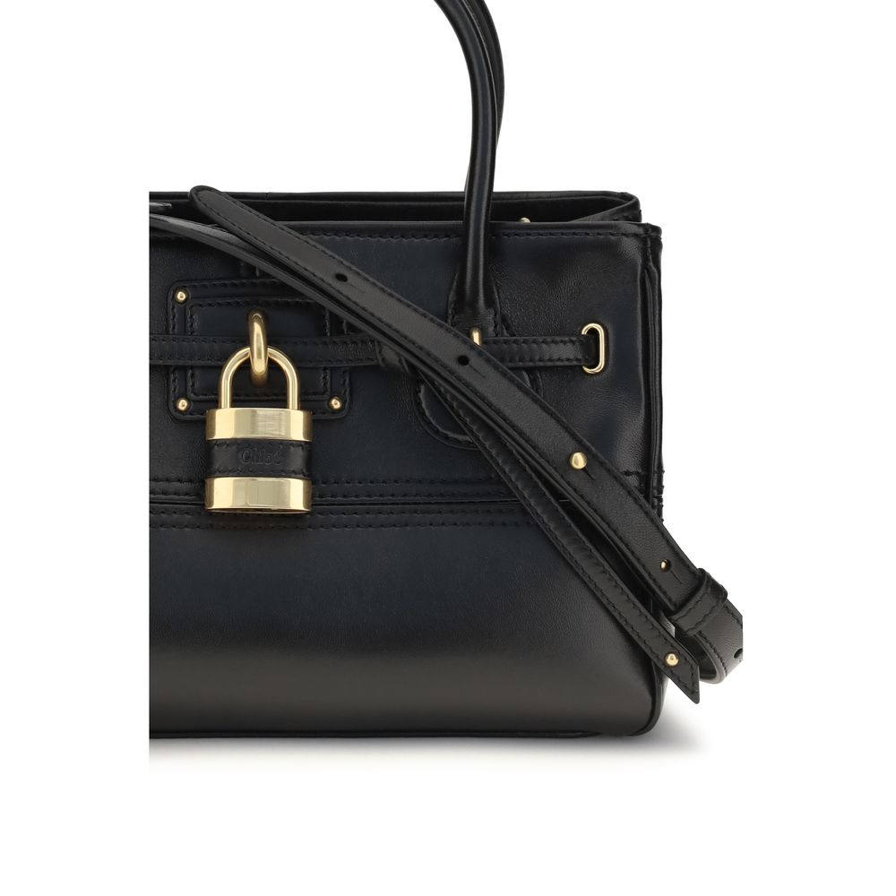Chloé Black Buffalo Leather Shoulder Bag Chloé