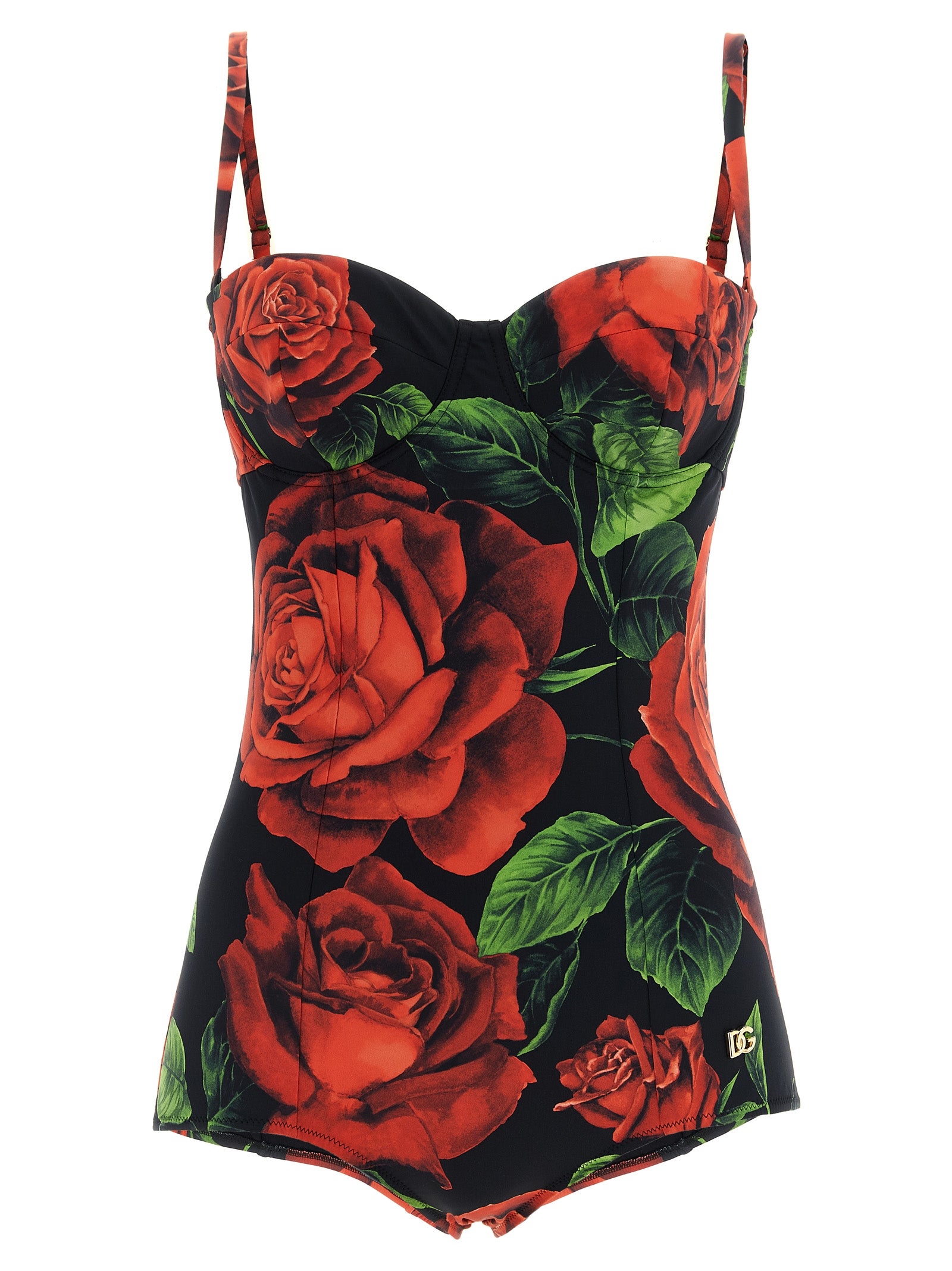 Dolce & Gabbana Multicolor Polyamide One-Piece Swimsuit Dolce & Gabbana