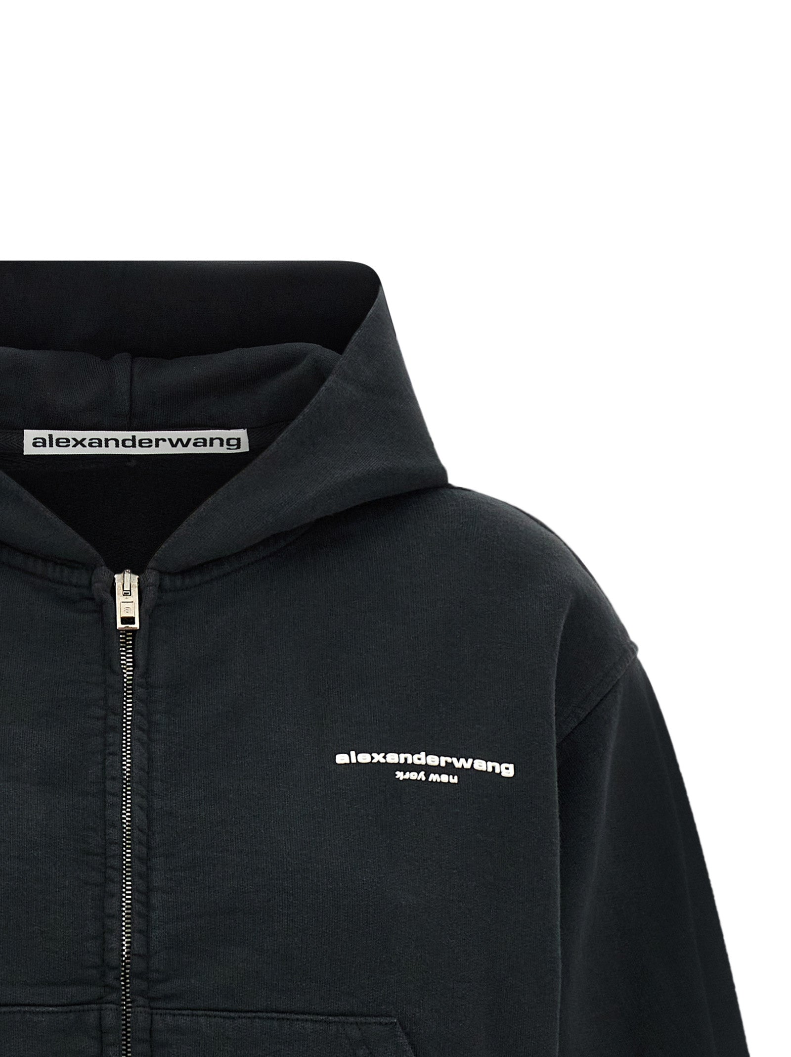 Alexander Wang Black Cotton Sweatshirt Alexander Wang