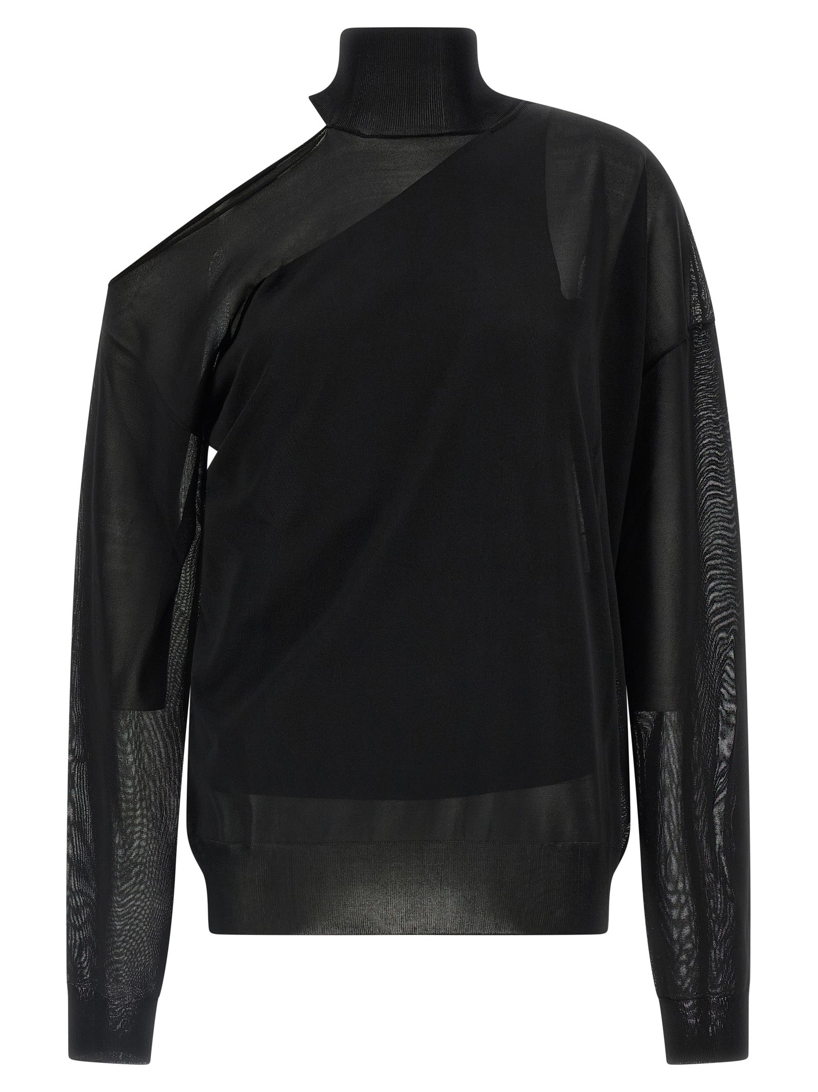 Fendi Black Viscose Cardigan Fendi