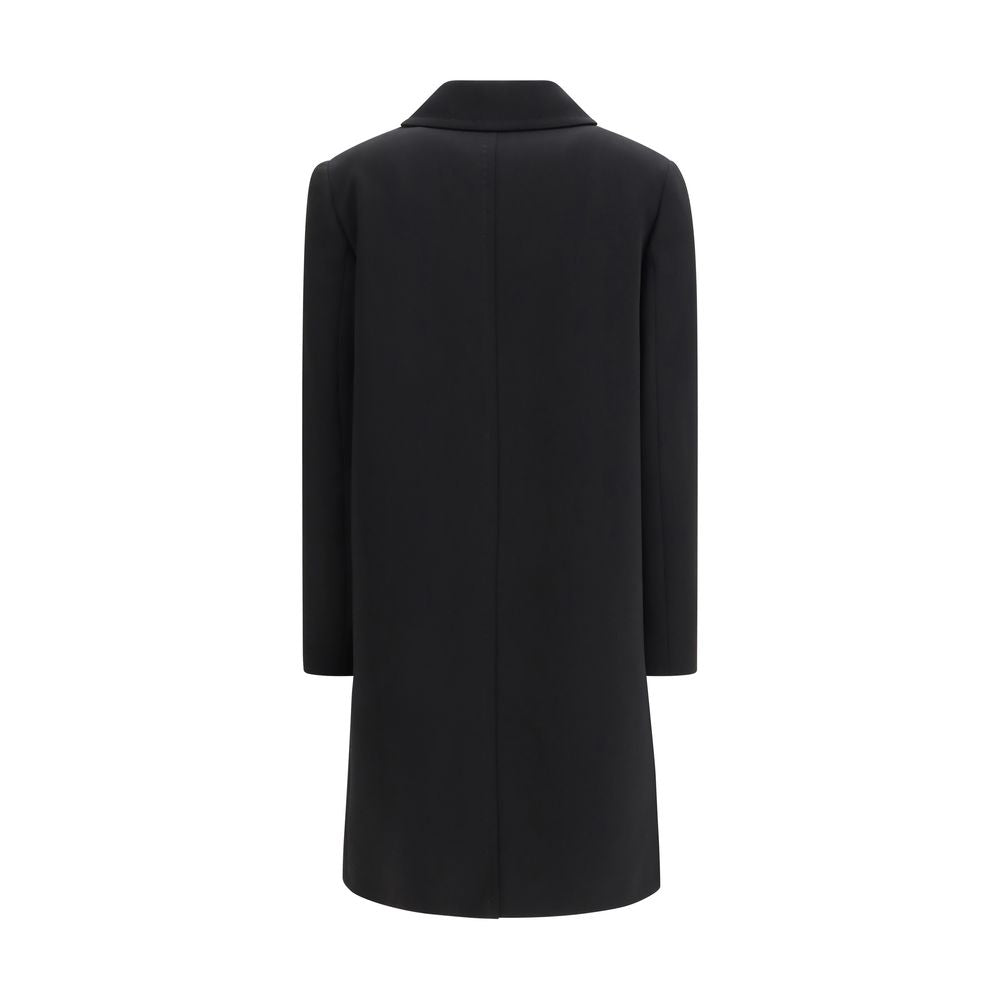 Max Mara Black Triacetate Coat Max Mara