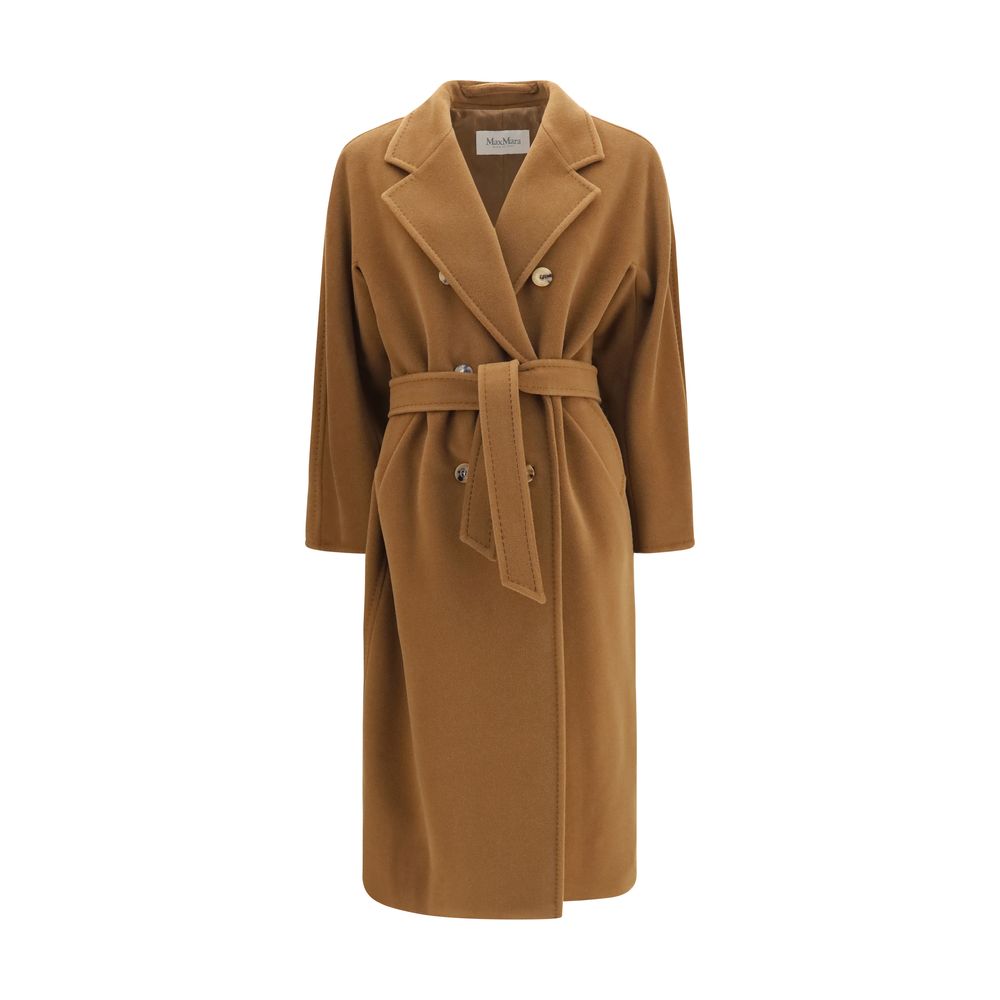 Max Mara Brown Wool Oves Aries Coat Max Mara