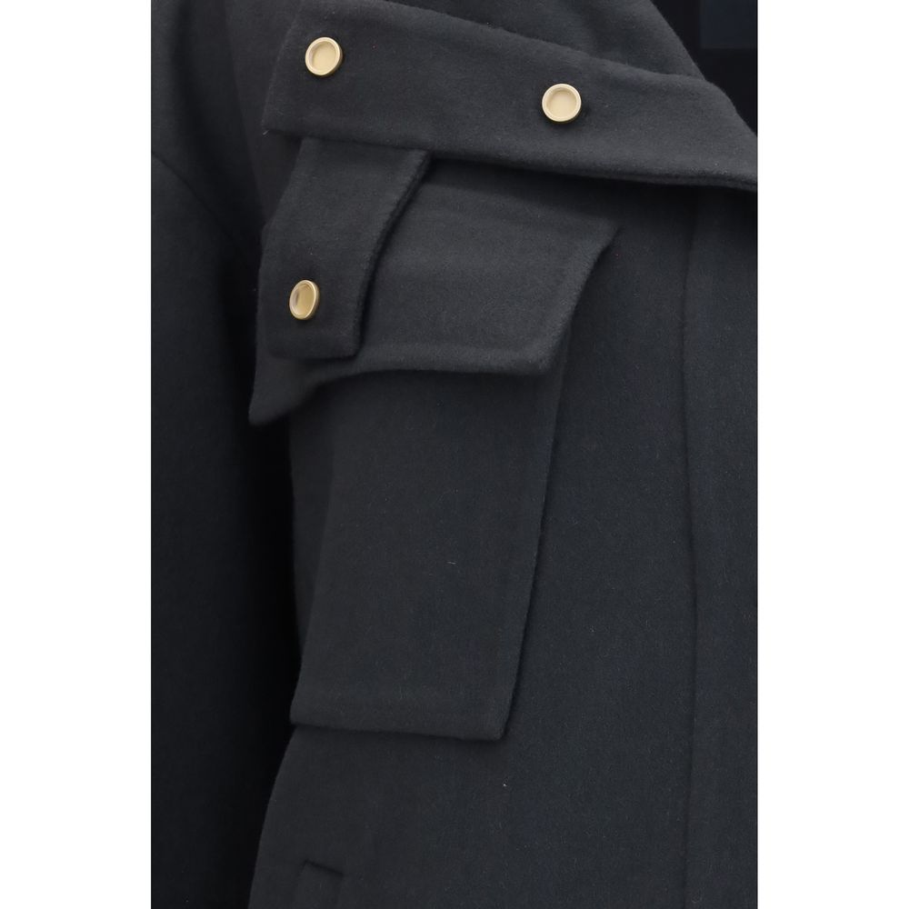 Giorgio Armani Gray Cashmere Coat Giorgio Armani