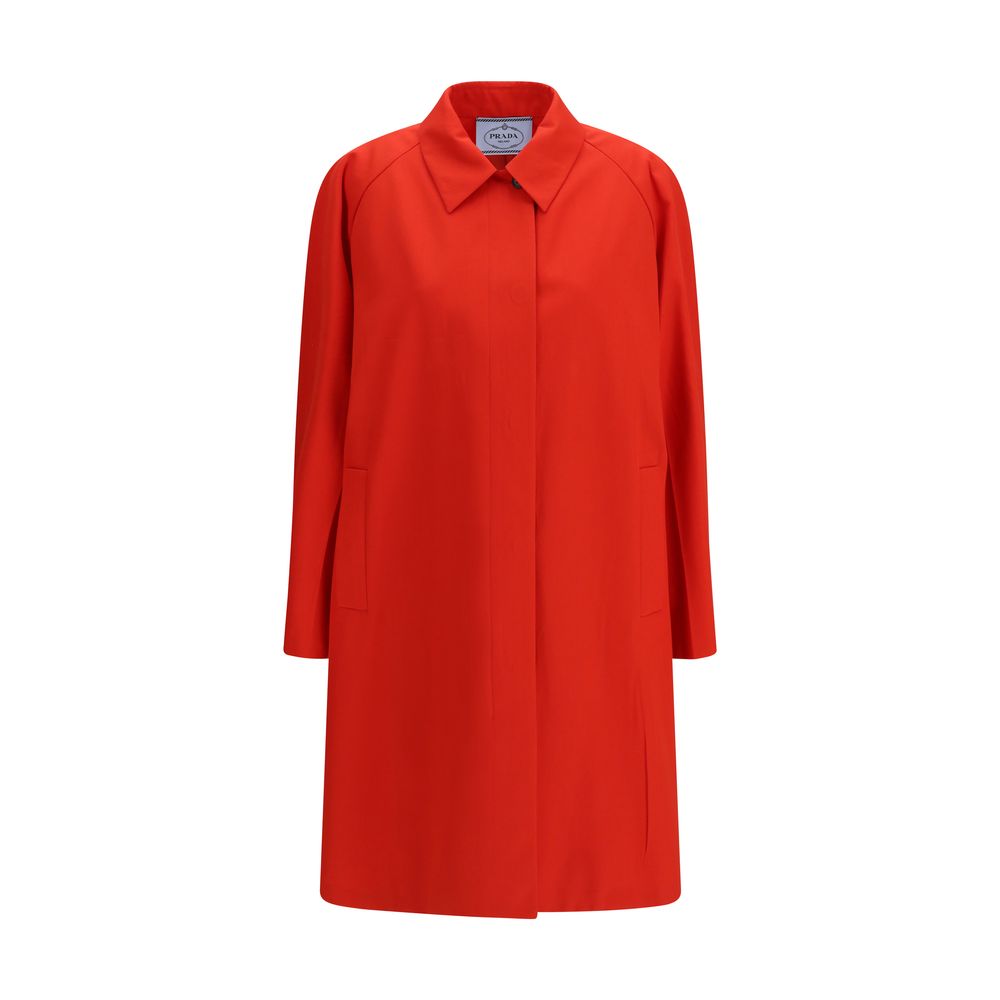 Prada Multicolor Polyester Coat Prada