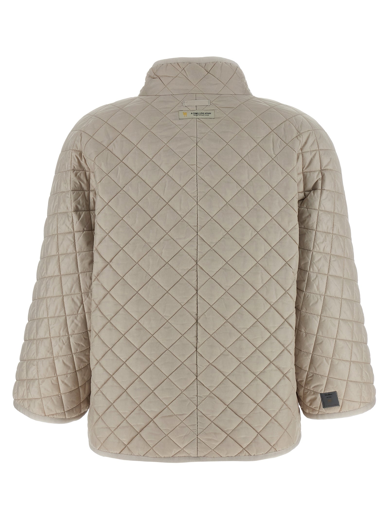 Max Mara Gray Polyester Coat Max Mara