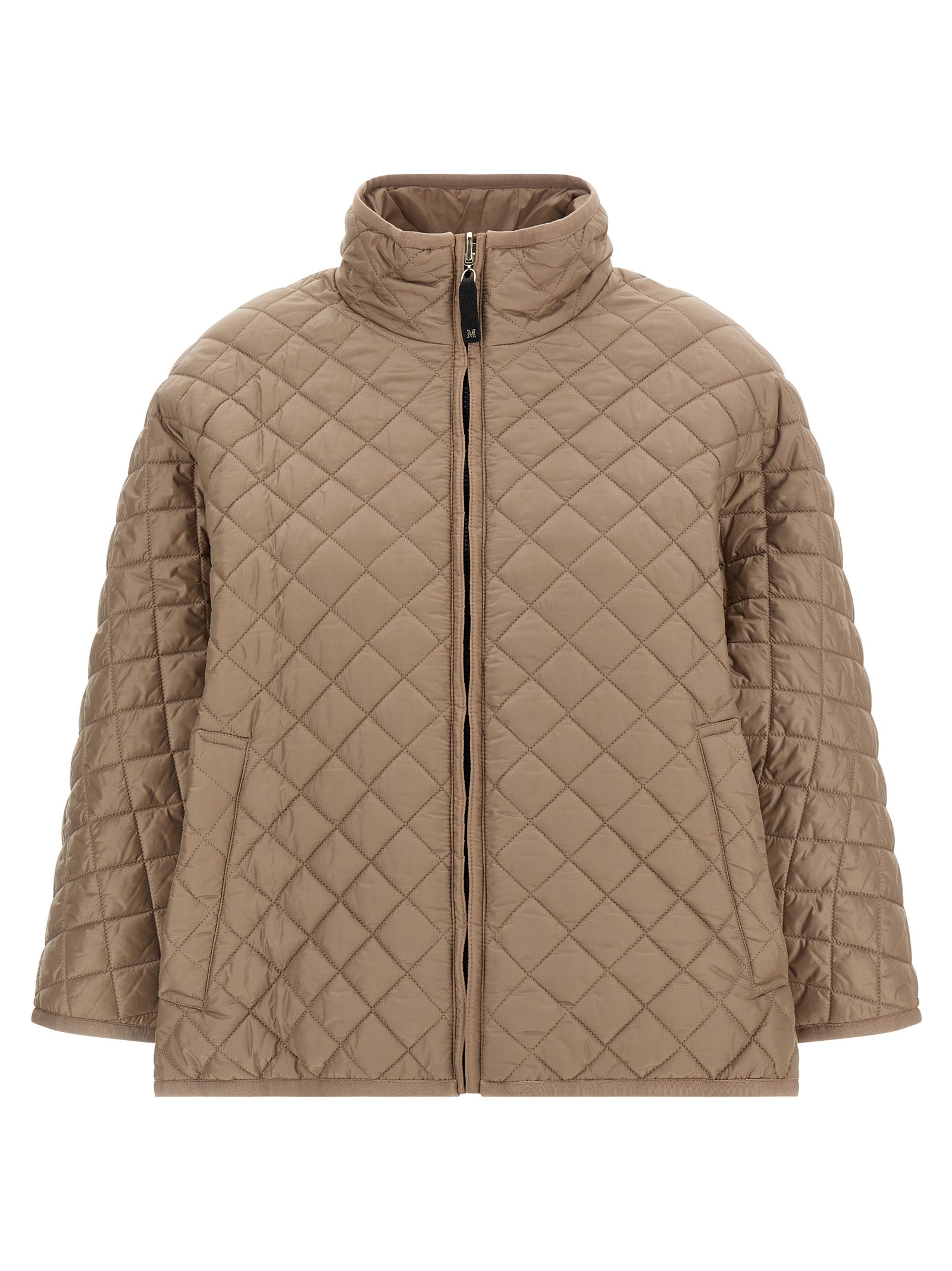Max Mara Beige Polyester Coat Max Mara