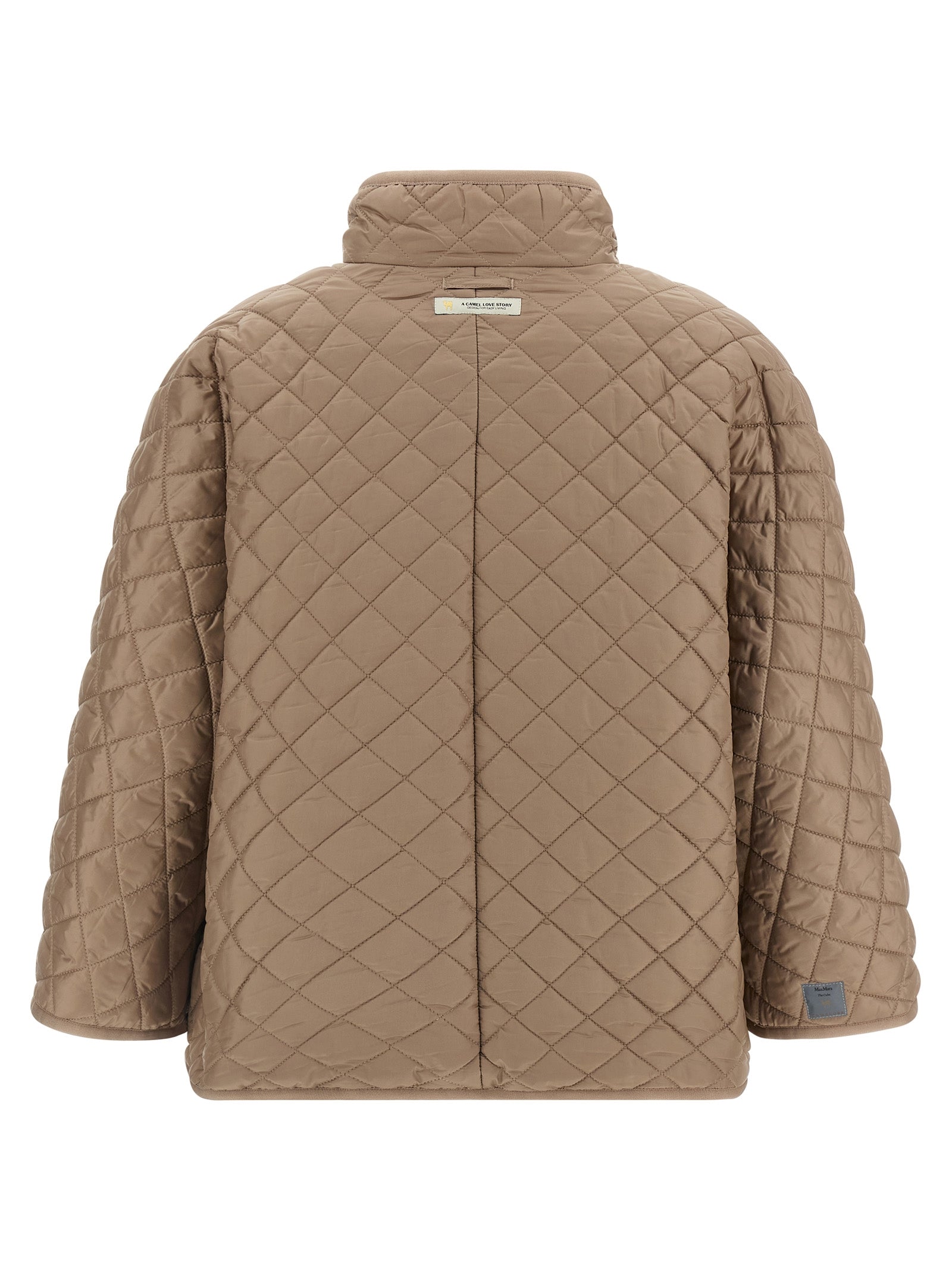 Max Mara Beige Polyester Coat Max Mara