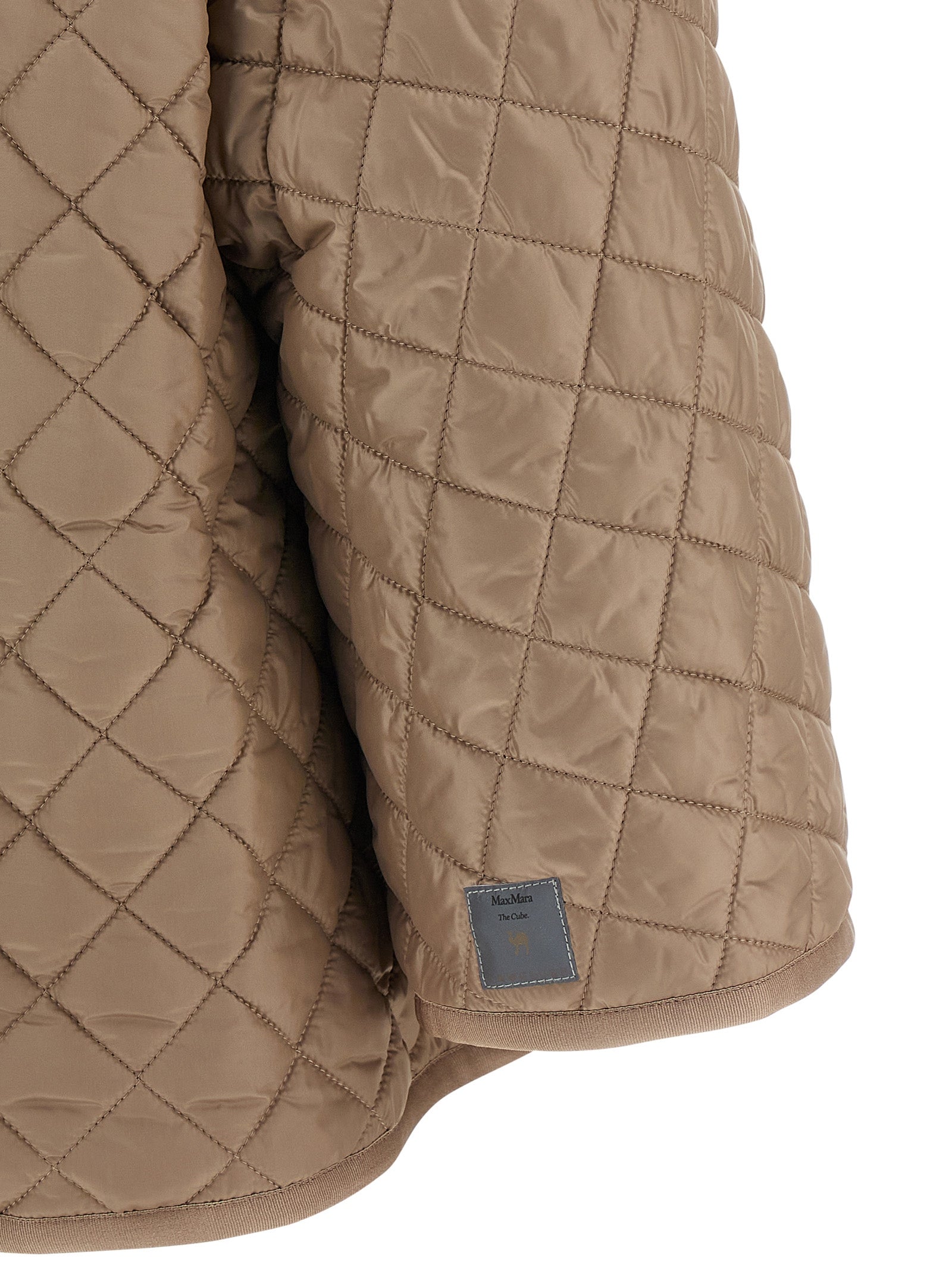 Max Mara Beige Polyester Coat Max Mara